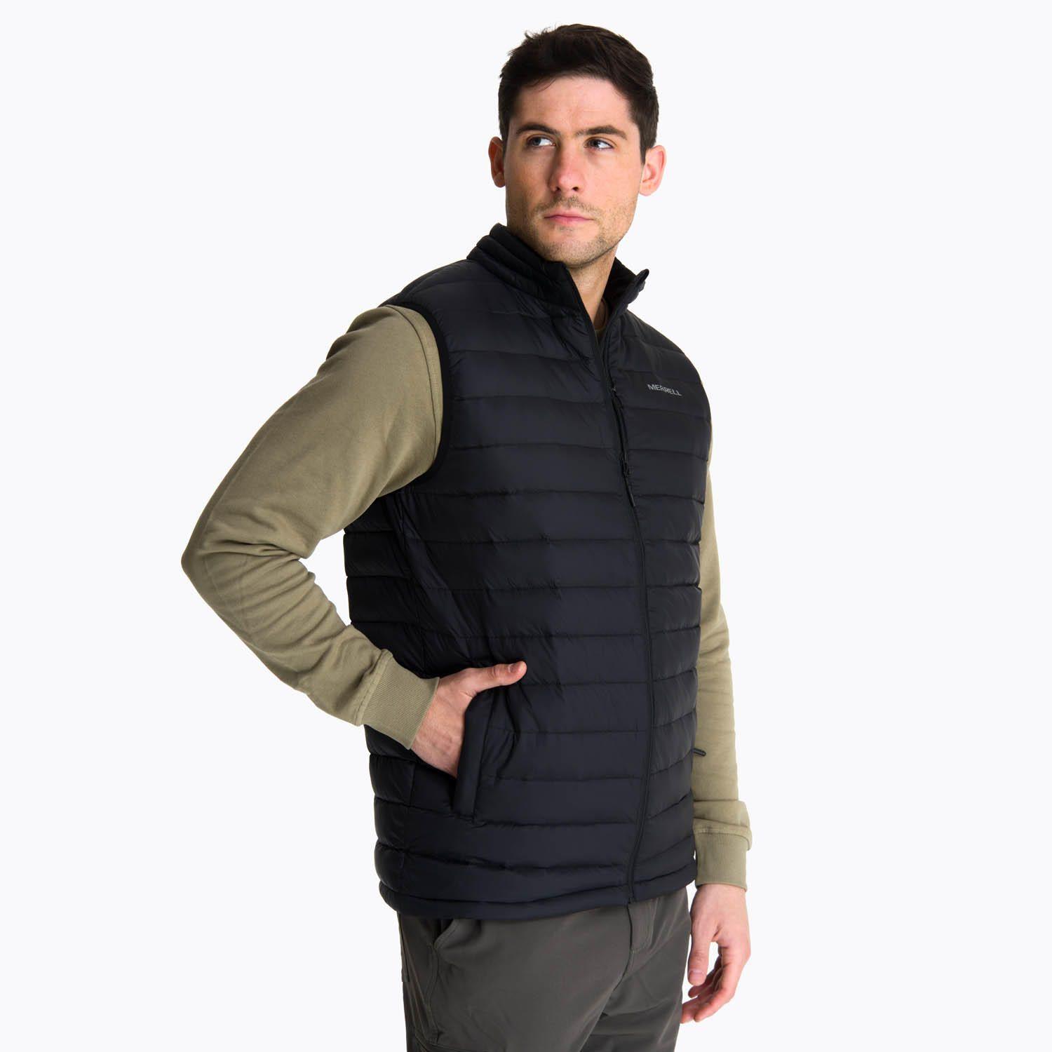 Parka Sin Mangas Hombre Taihape Negro -1