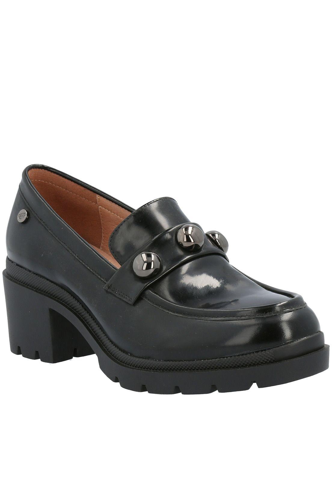 Zapato Cuero Mujer Libor Negro-0