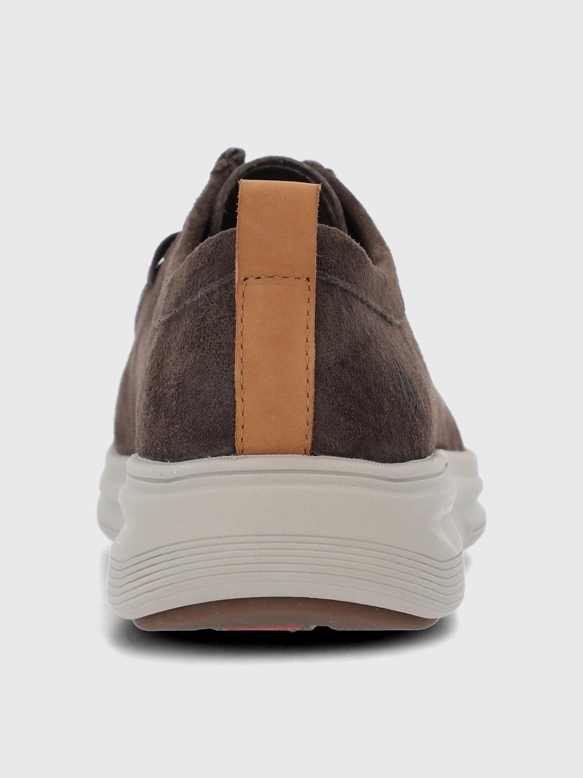 Zapato Cuero Hombre Walls Café-6