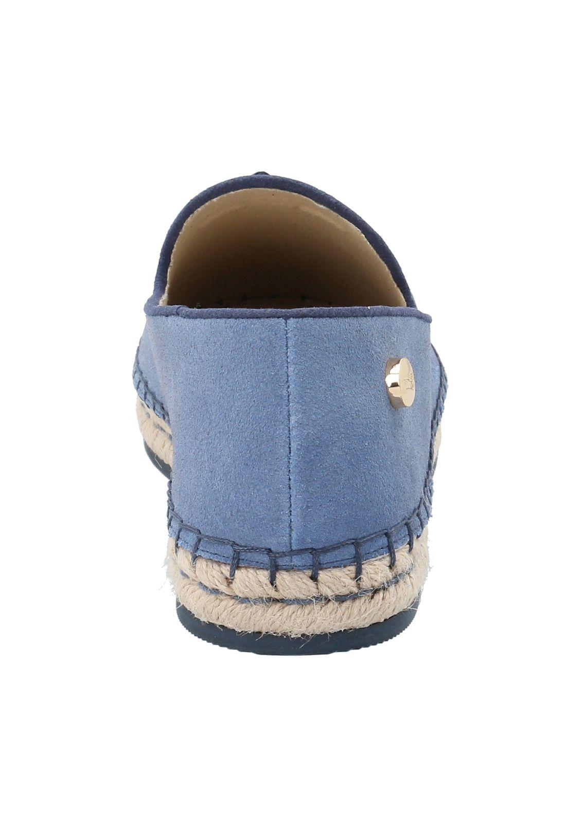 Alpargata Cuero Mujer Amareza Azul -5
