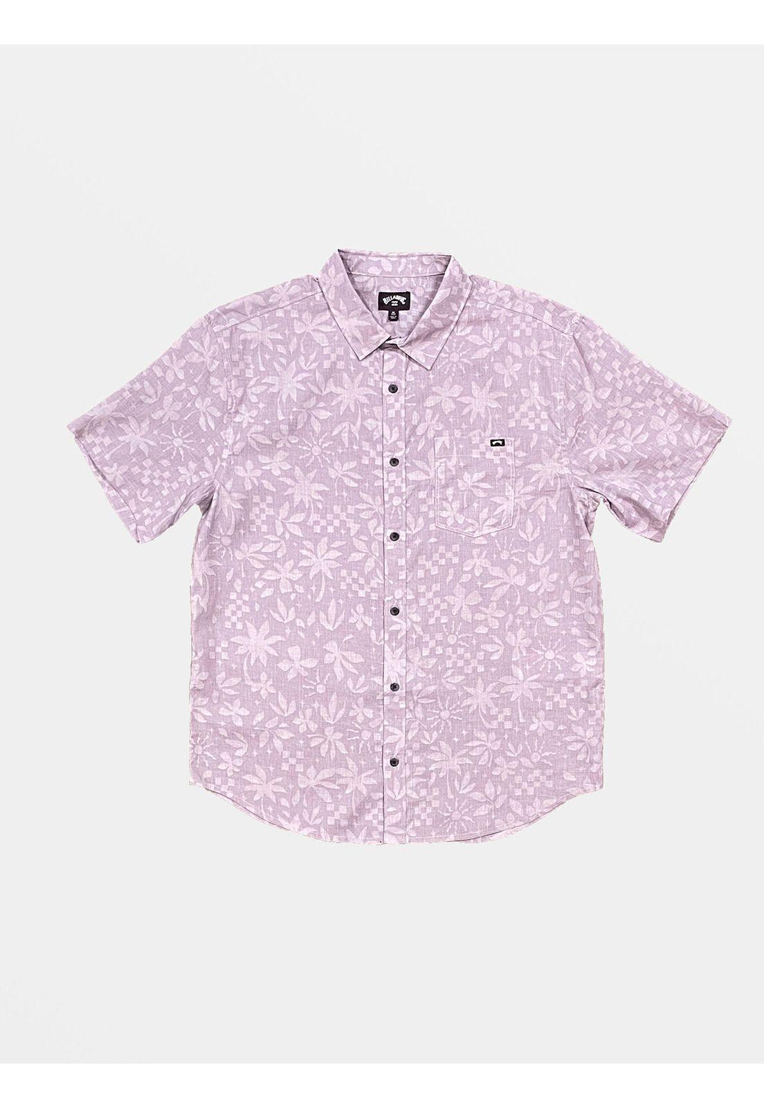Camisa Manga Corta Hombre Sundays Rosado-0