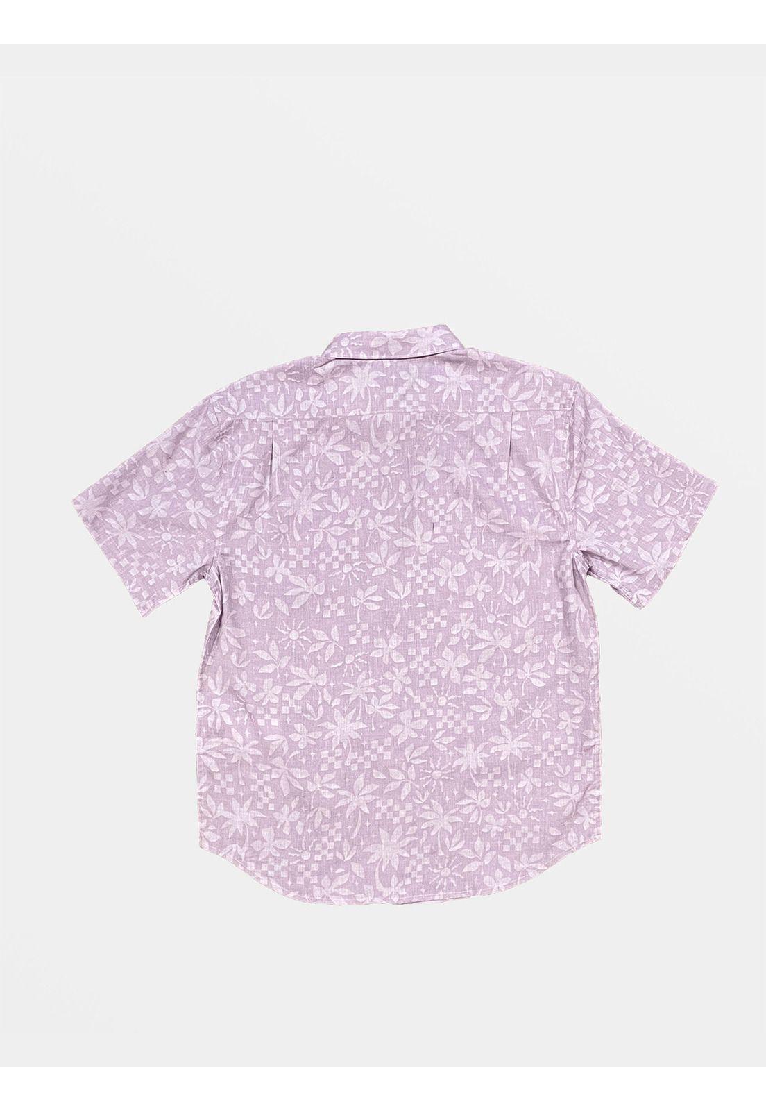 Camisa Manga Corta Hombre Sundays Rosado-1