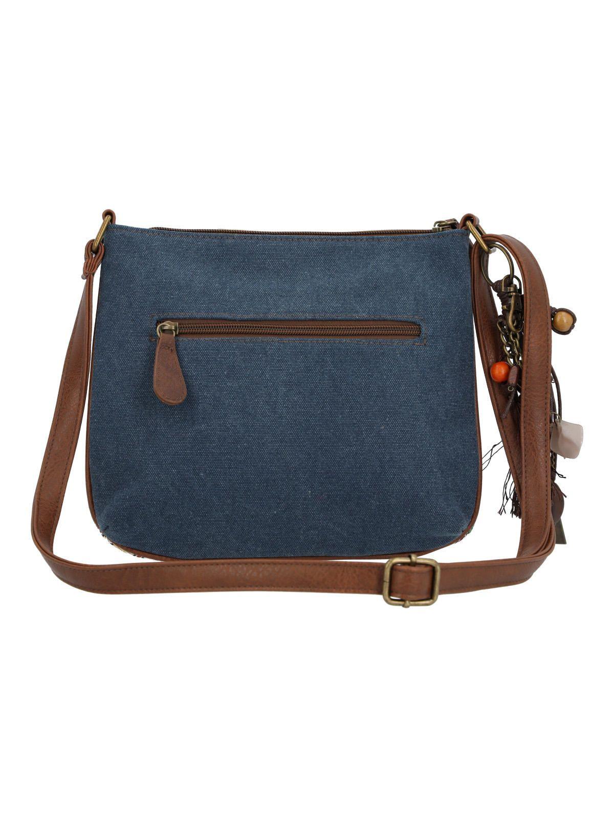 Cartera Textil Mujer Alikai Cross Azul-2