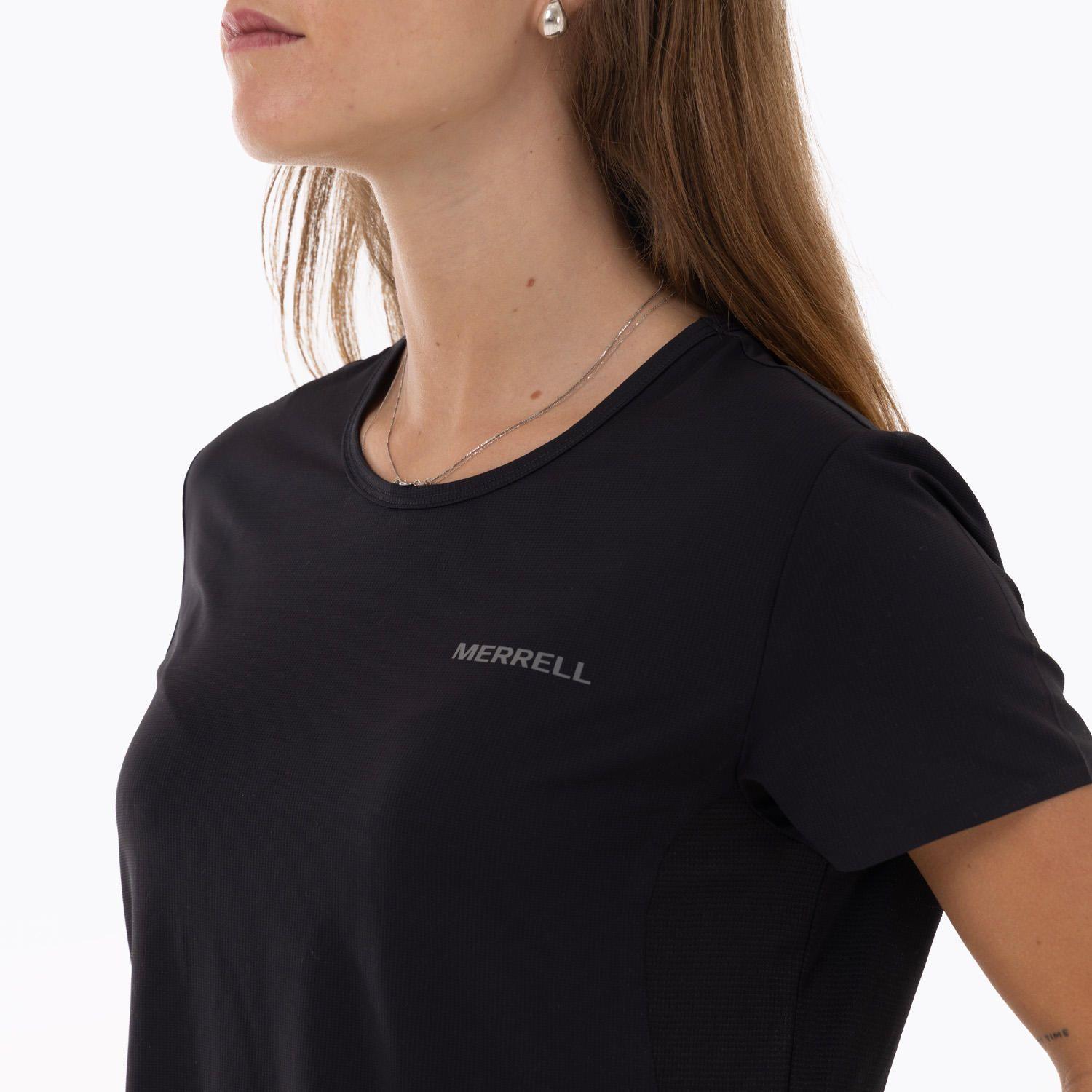 Polera MC Mujer Light Weight Trail Negro-4