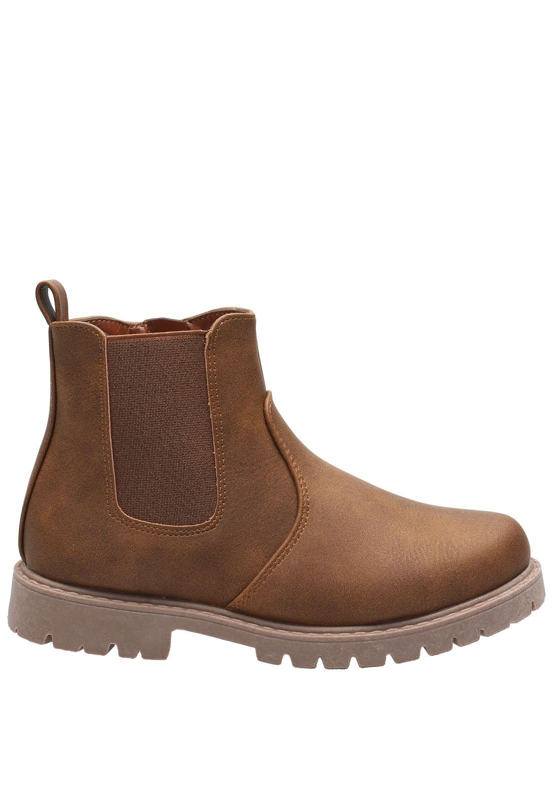 Botín Niña Liard Café-1