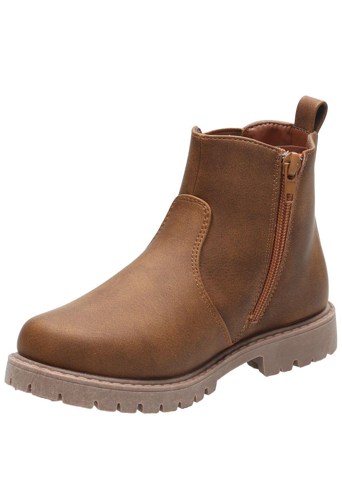 Botín Niña Liard Café-4