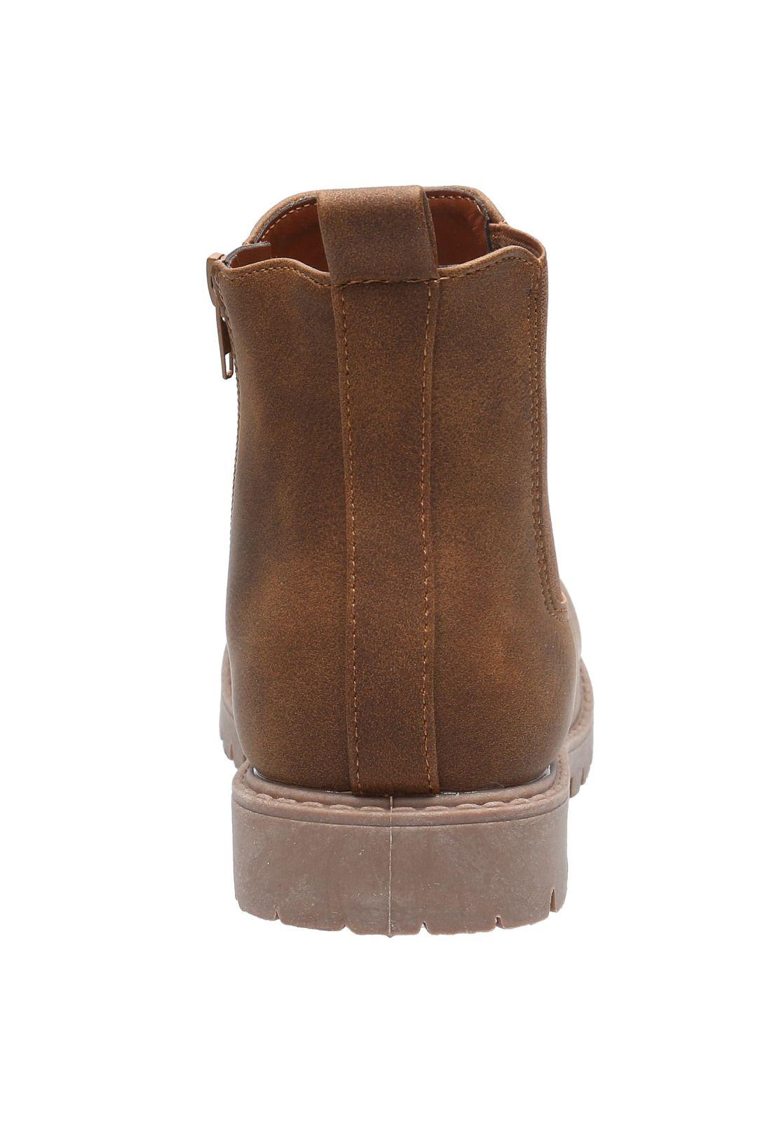 Botín Niña Liard Café-6