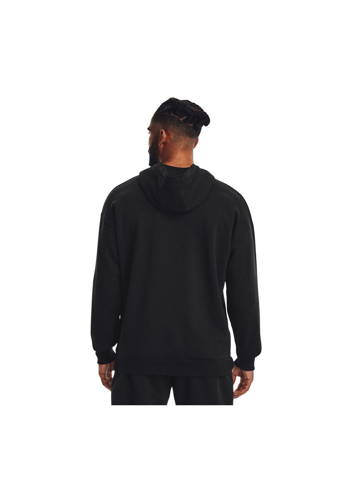 Polerón Train Project Rock Rival Negro Hombre-4