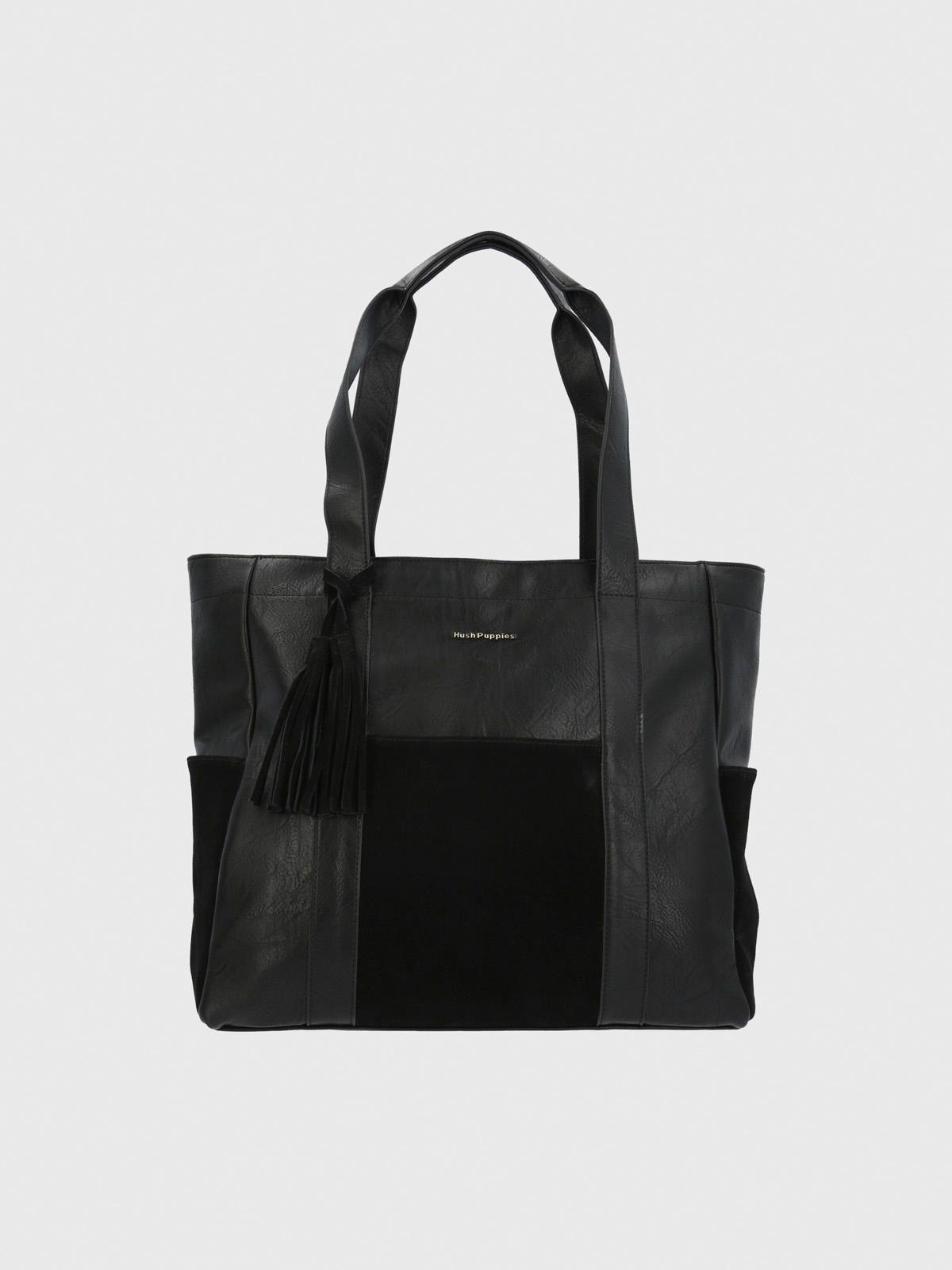 Cartera Ecocuero Mujer Lester Tote Negro-0
