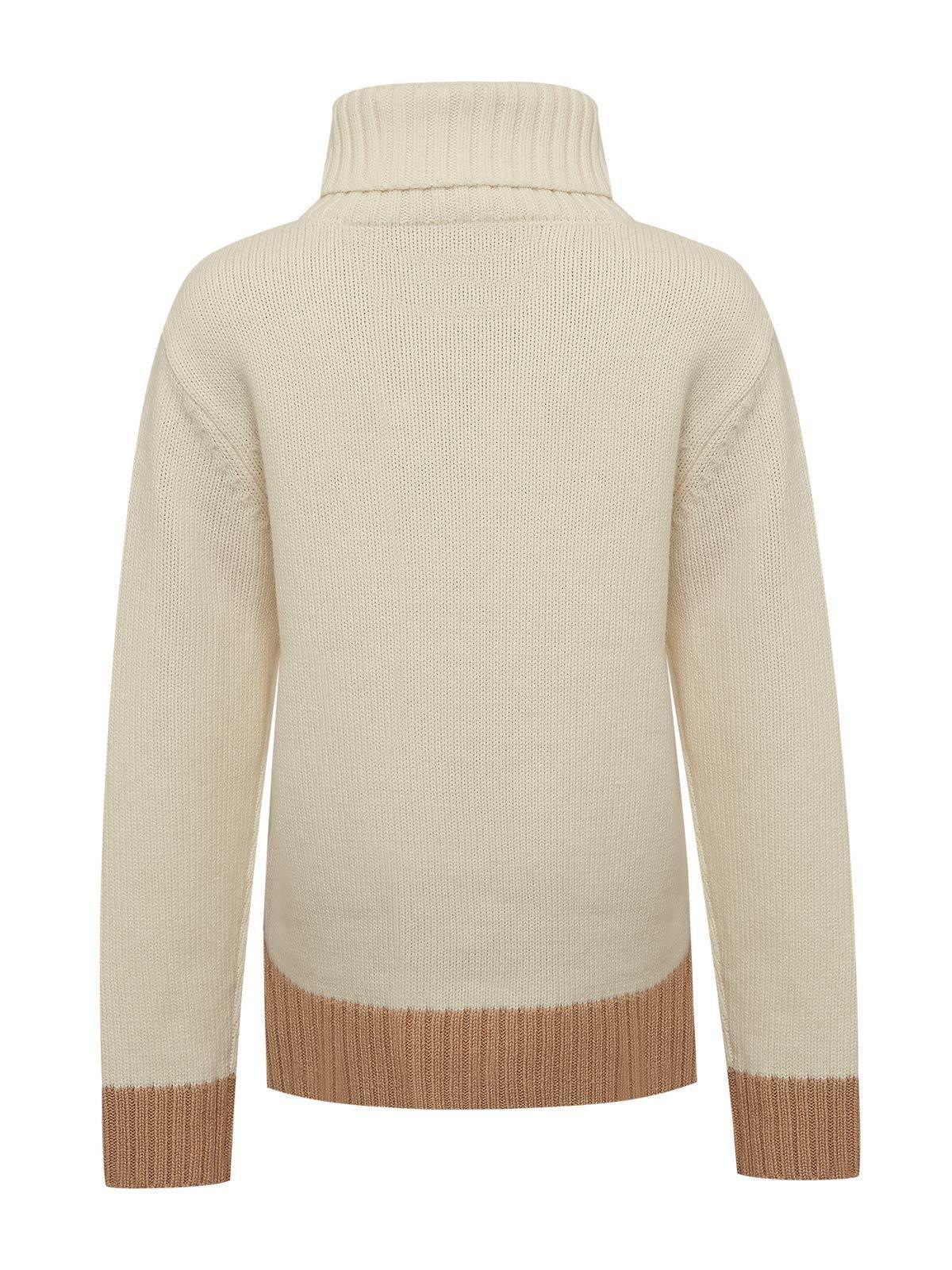 Chaleco Lana Mujer Yelcho Beige-1