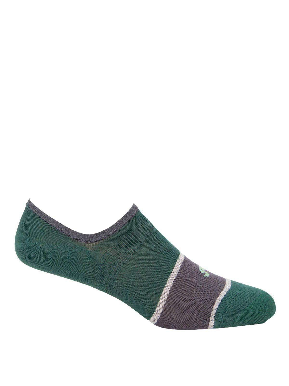 Calcetin Bambú Hombre Inv Block Verde-0