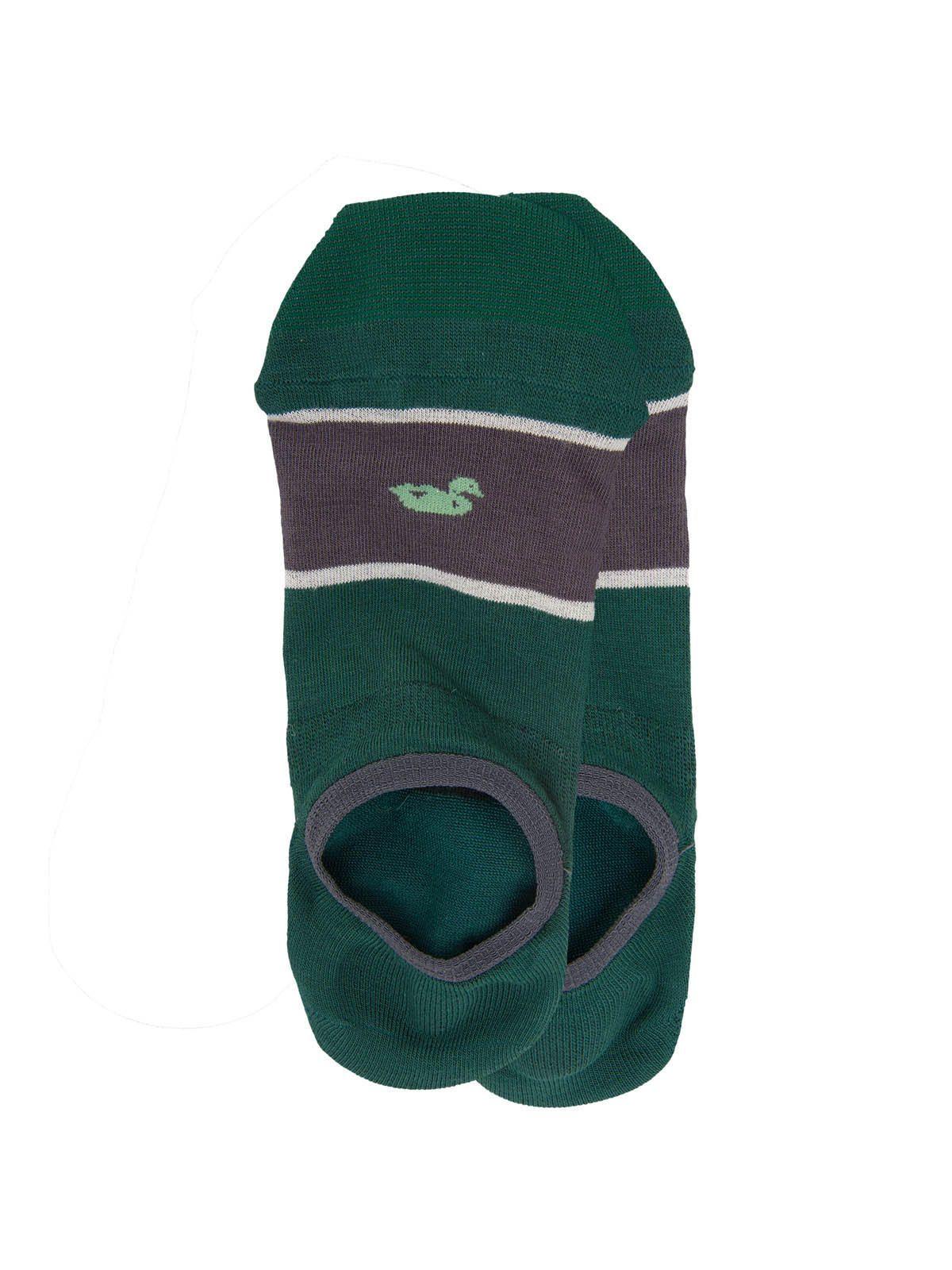 Calcetin Bambú Hombre Inv Block Verde-1