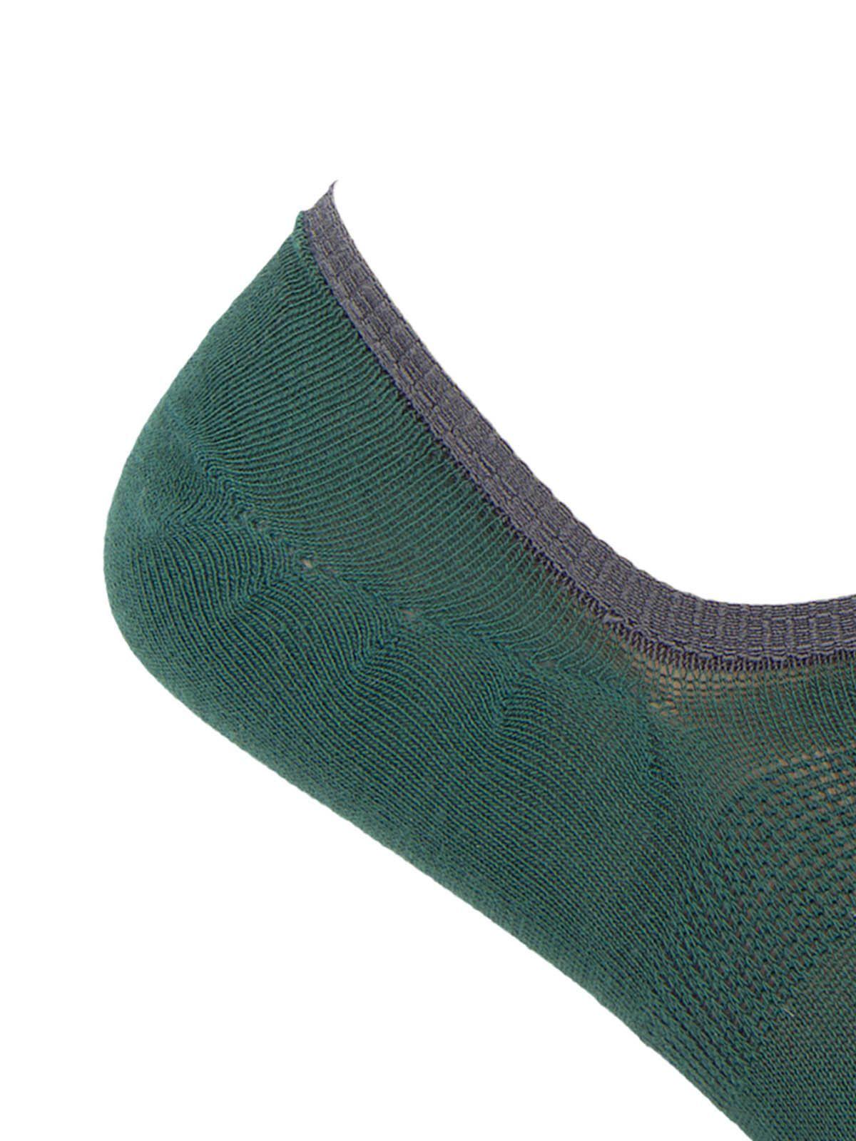 Calcetin Bambú Hombre Inv Block Verde-2