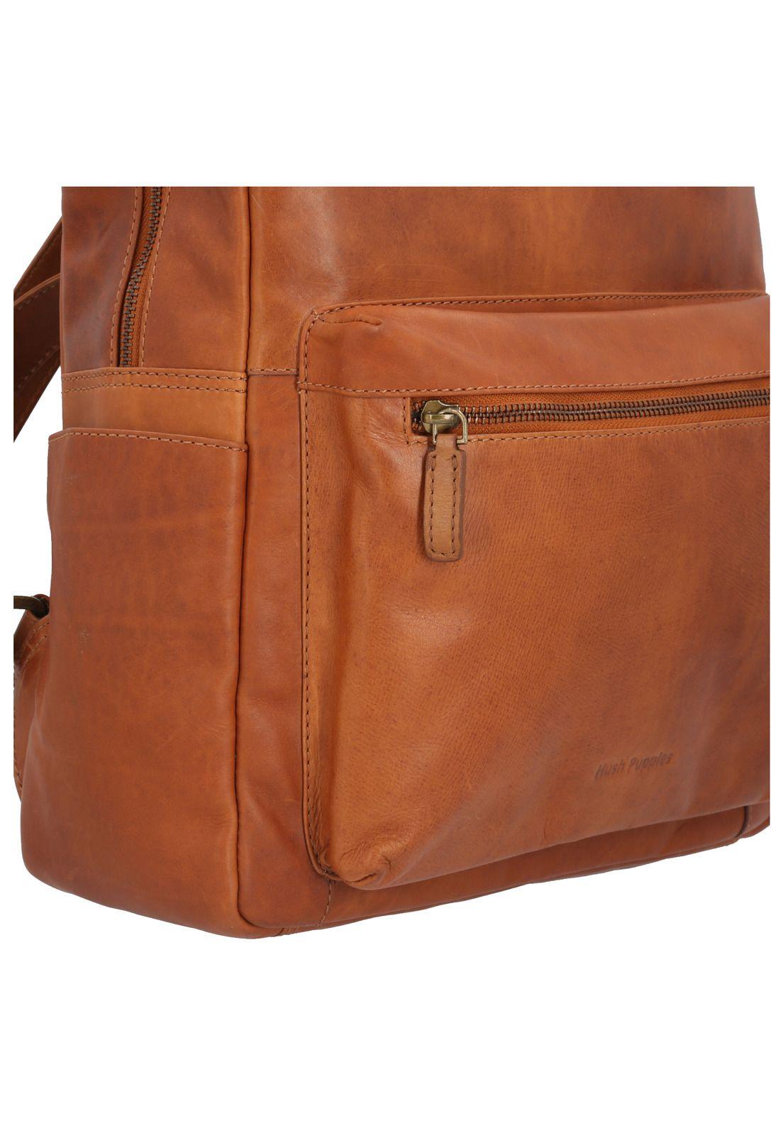 Mochila Cuero Unisex Omi Glasgow Back Café-3
