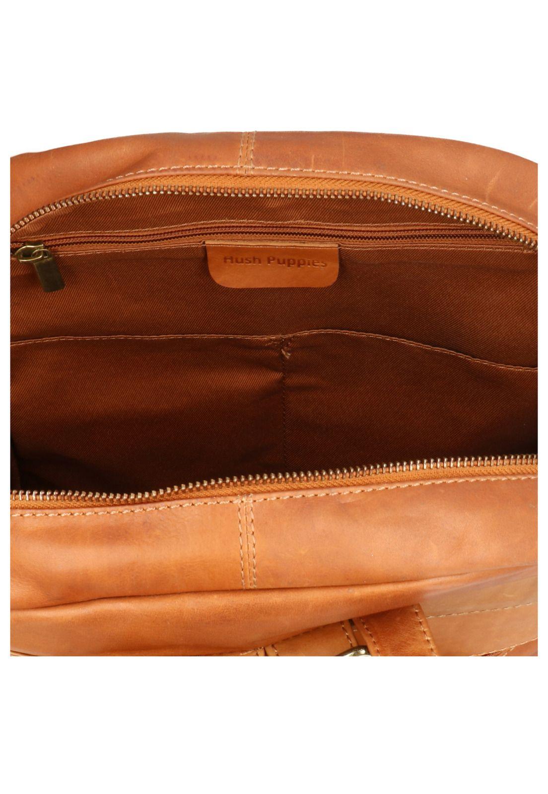 Mochila Cuero Unisex Omi Glasgow Back Café-4