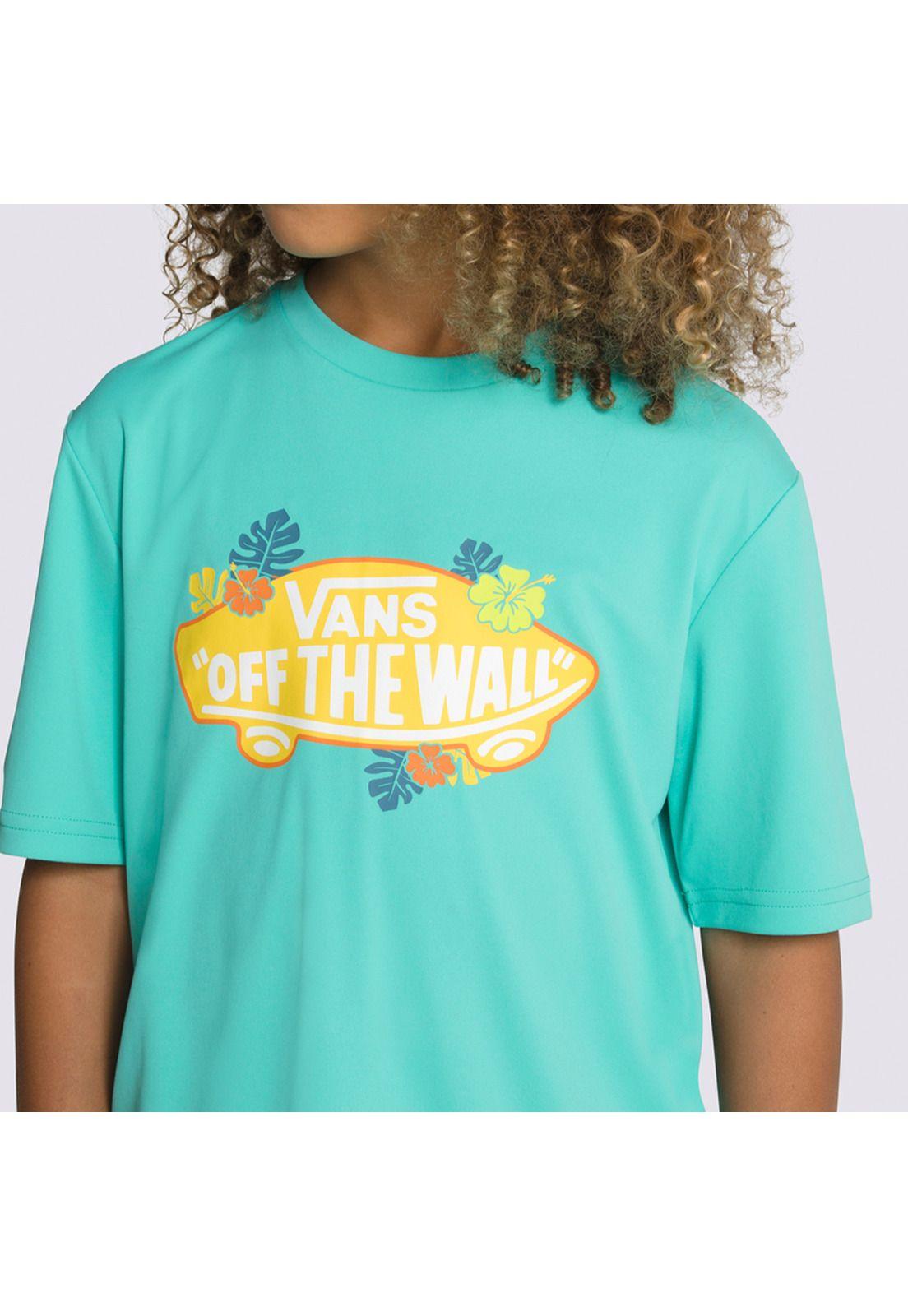 Polera De Agua Always Aloha Sun Shi Celeste Niño-4