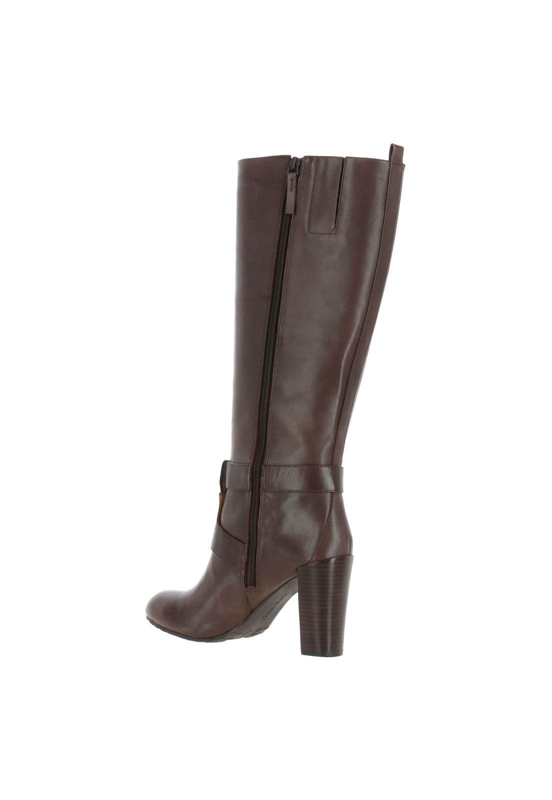 Bota Cuero Skylight Café Mujer-4