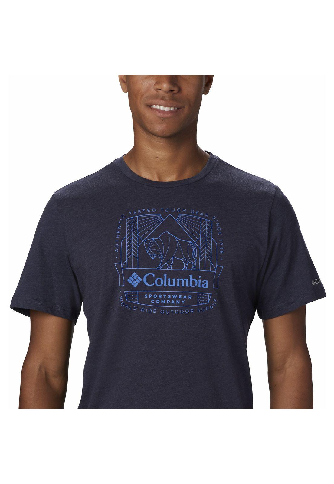 Polera Hombre M Bluff Mesa Graphic Azul Oscuro-2