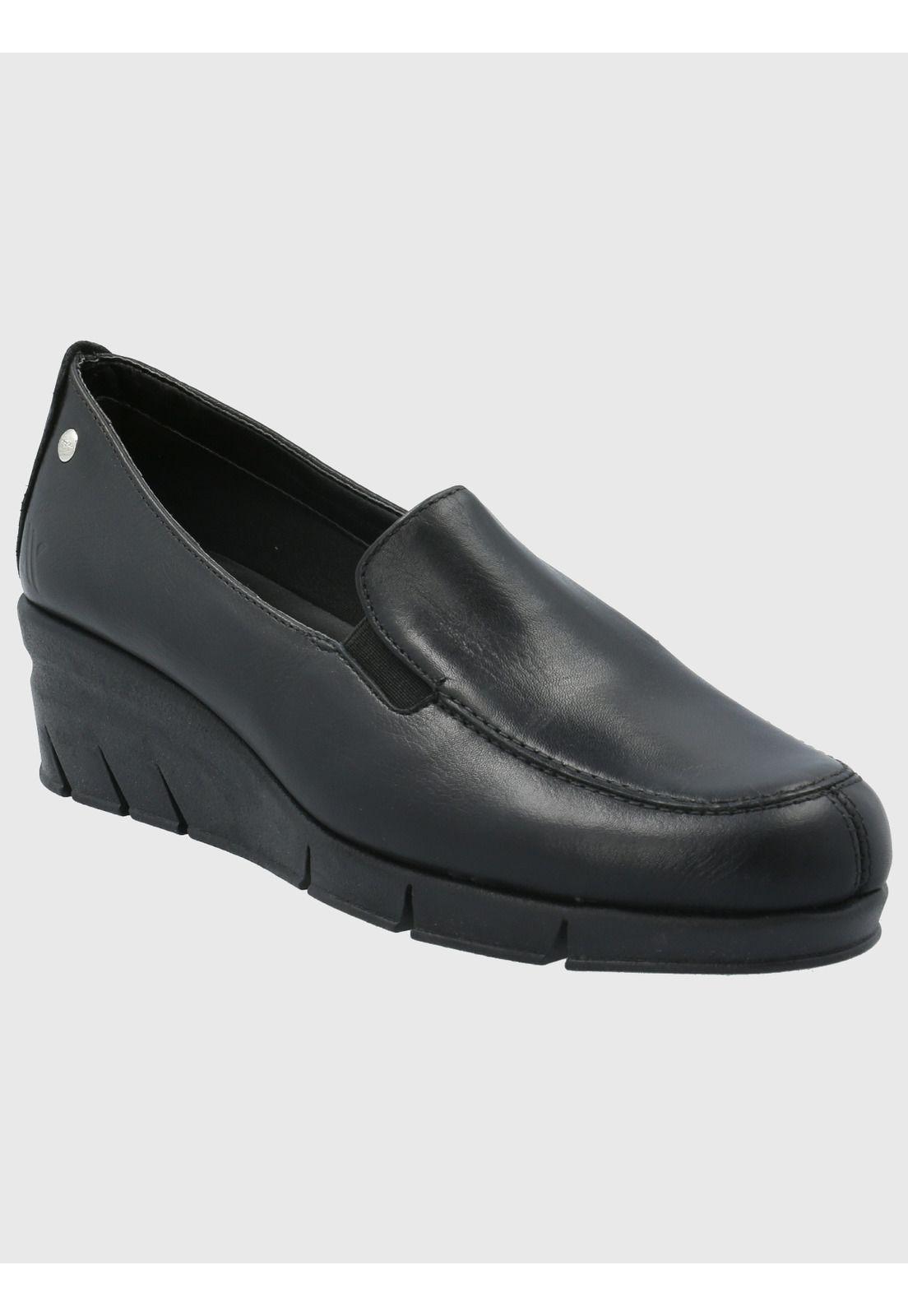 Zapato Cuero Mujer Huge Grant Too Negro-0