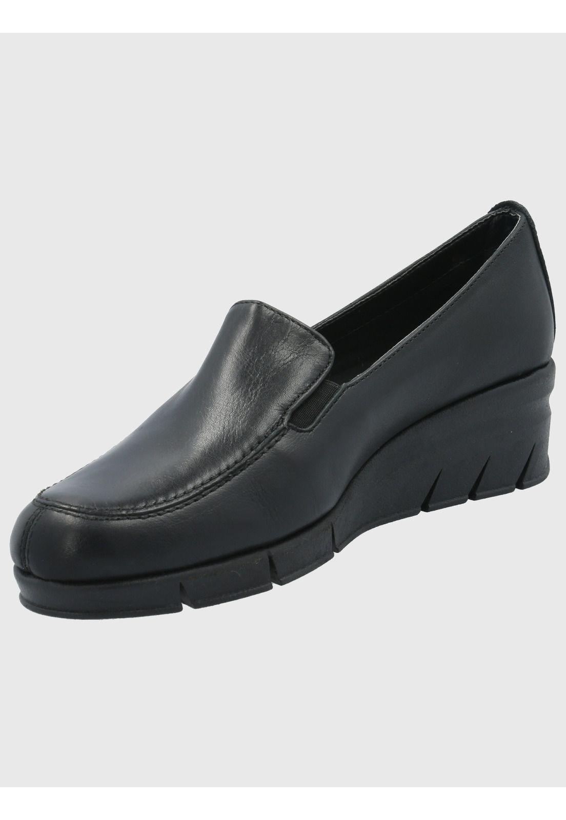 Zapato Cuero Mujer Huge Grant Too Negro-4