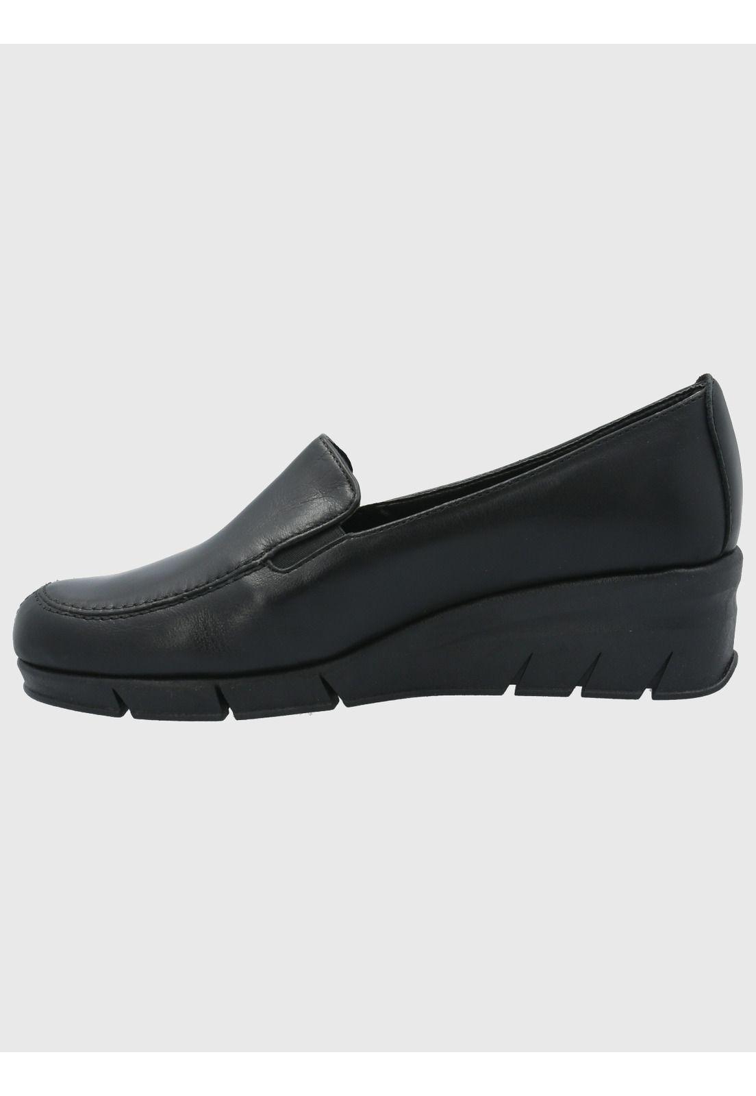 Zapato Cuero Mujer Huge Grant Too Negro-5
