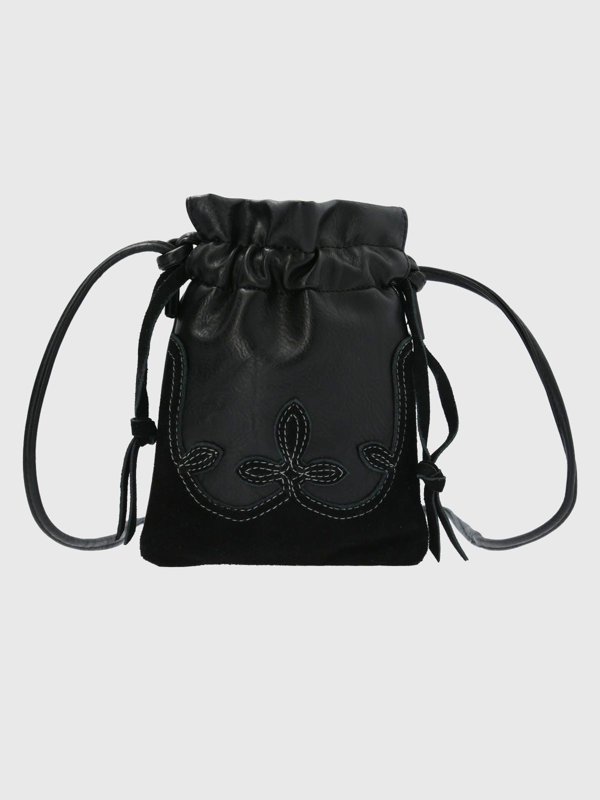 Cartera Ecocuero Negro Texas Cross Mujer-0