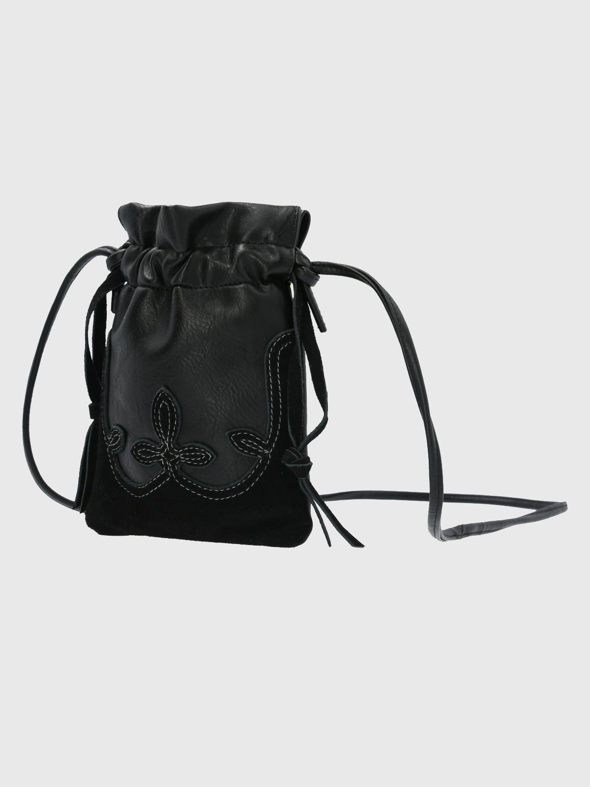 Cartera Ecocuero Negro Texas Cross Mujer-1