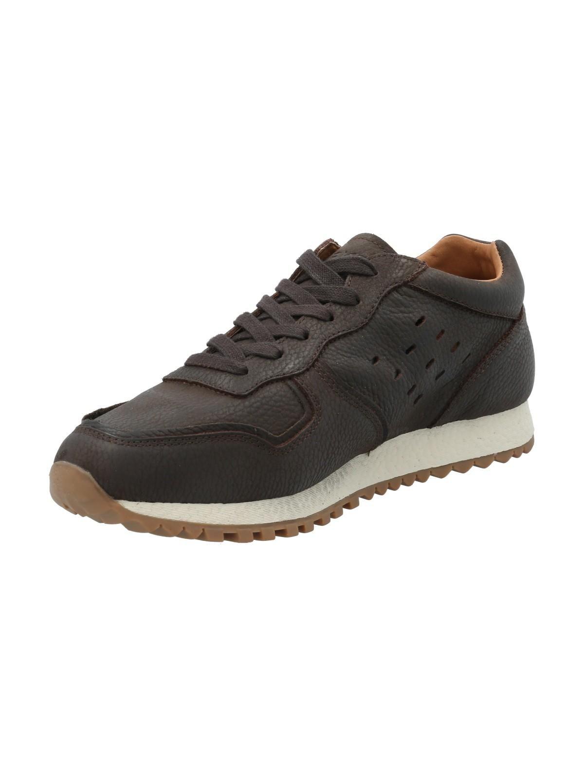 Zapatilla Cuero Hombre Graig Chocolate-4