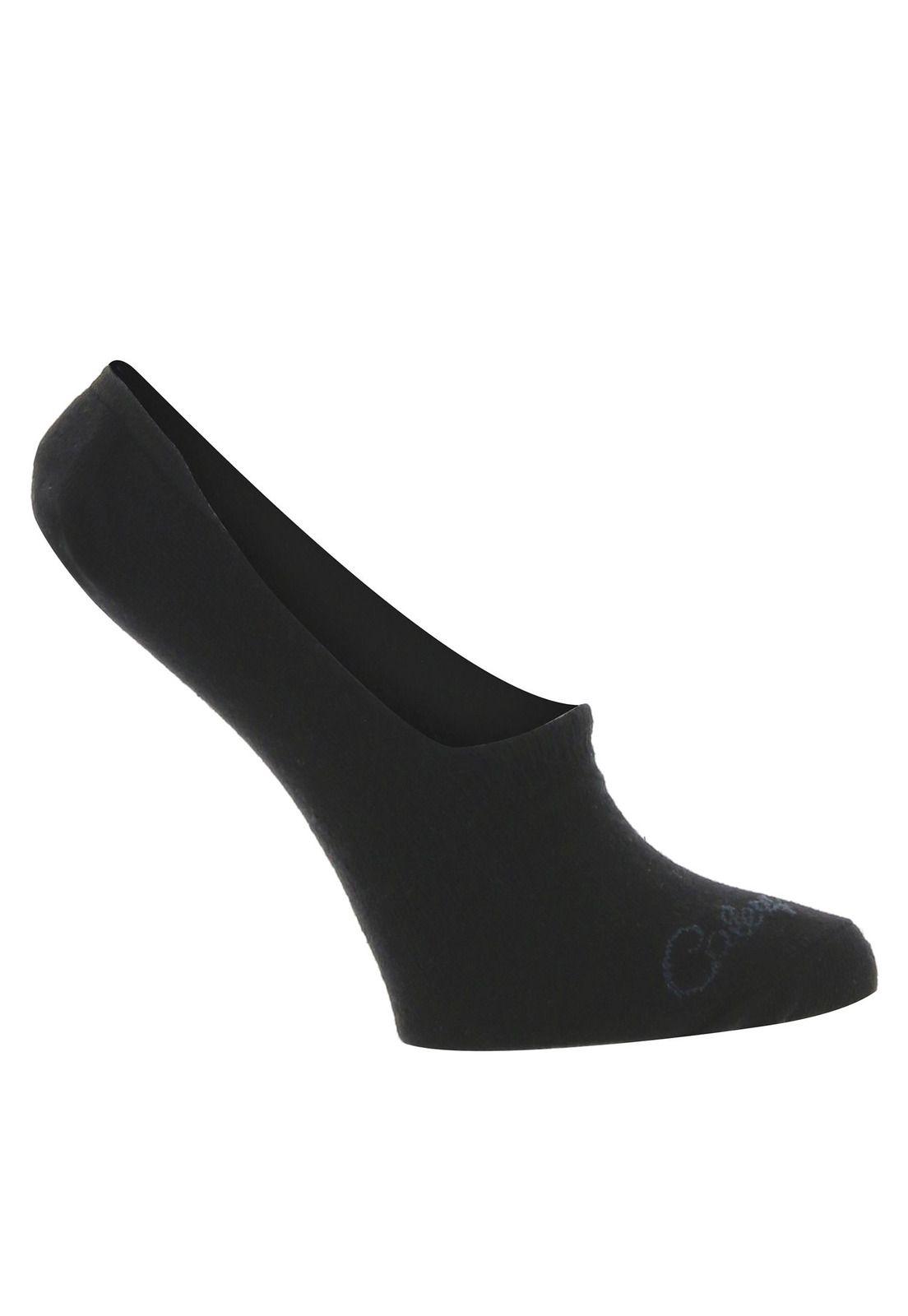 Calcetin Mujer Women'S No Show Sock Negro Cat-1