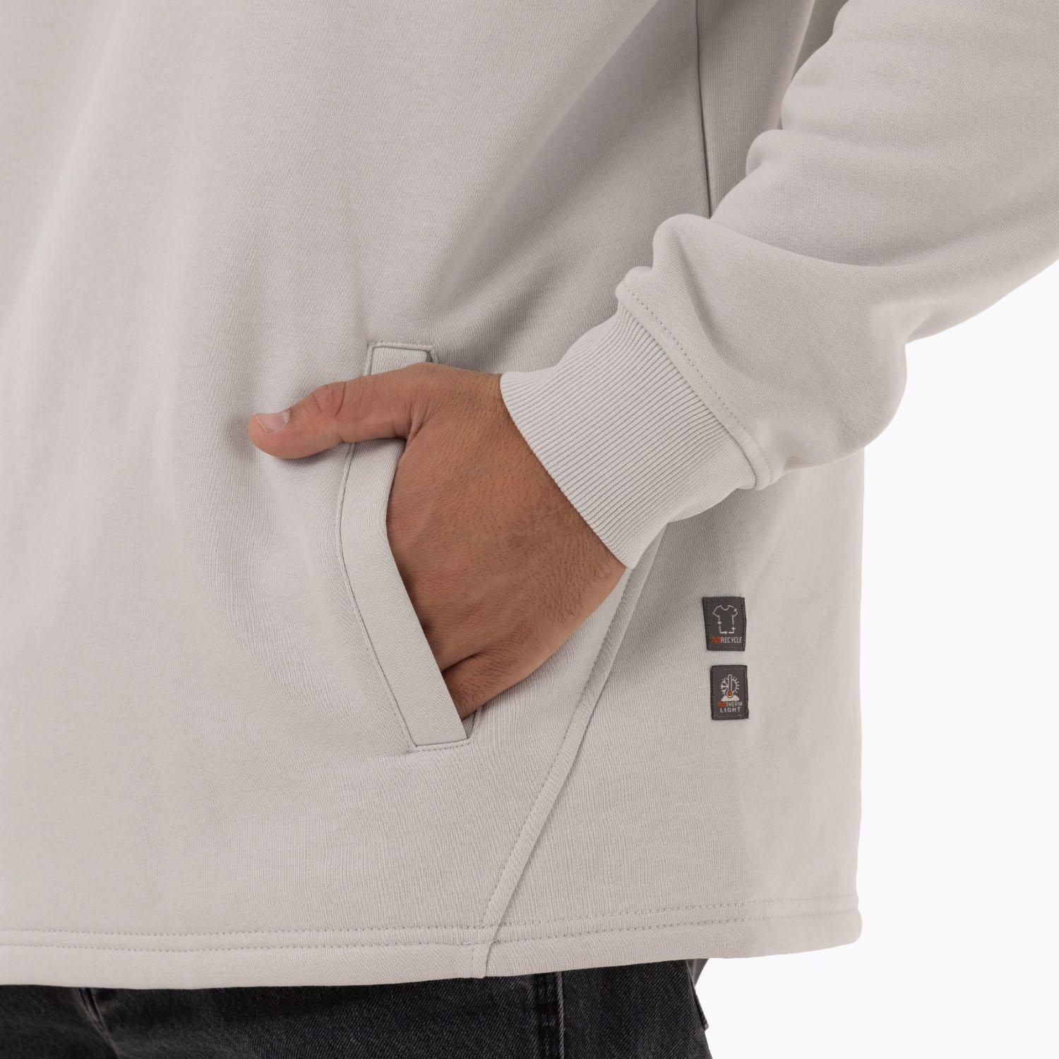 Polerón Hombre Lepais Zip Gris Claro-5