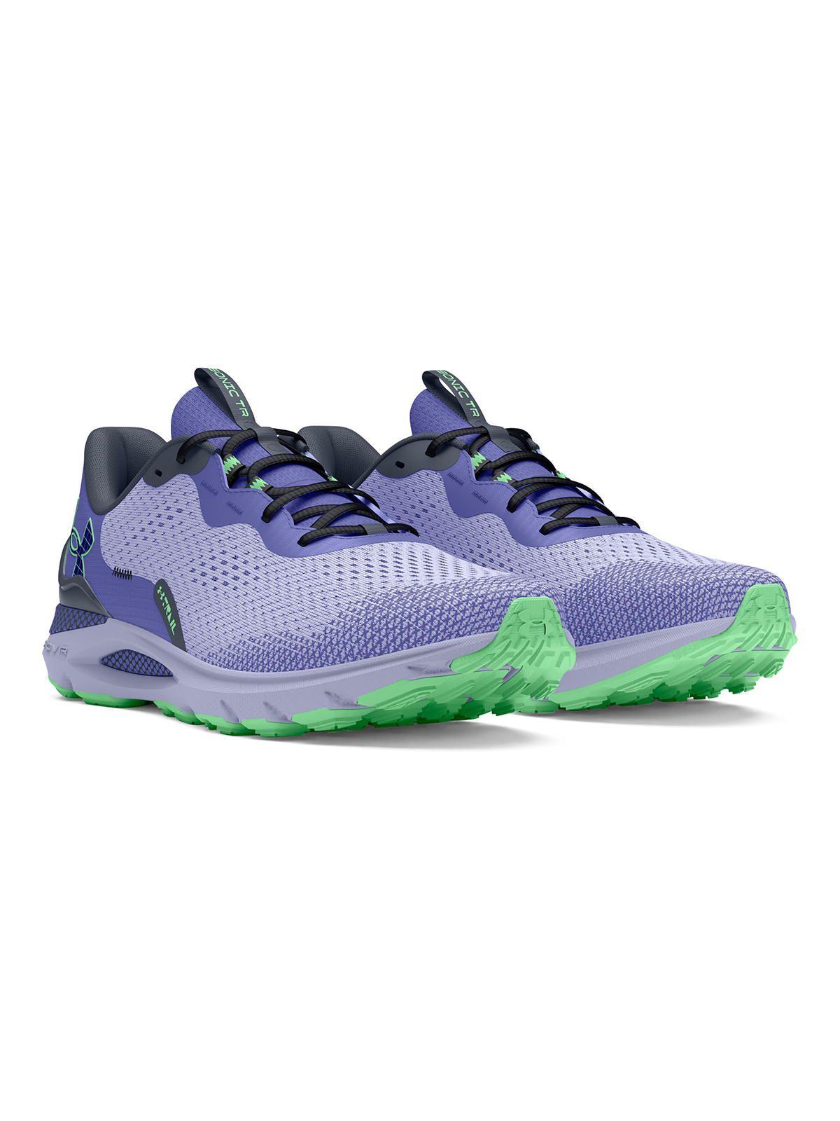 Zapatilla Trail Run UA HOVR Sonic unx Lila-5