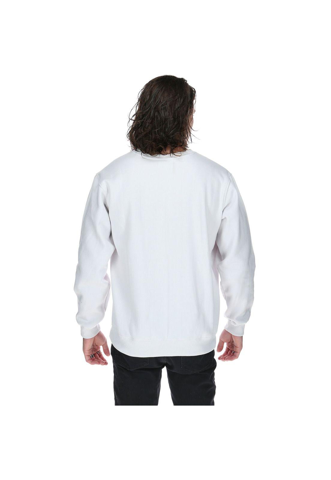 Polerón Unisex Level Crew Crema -2