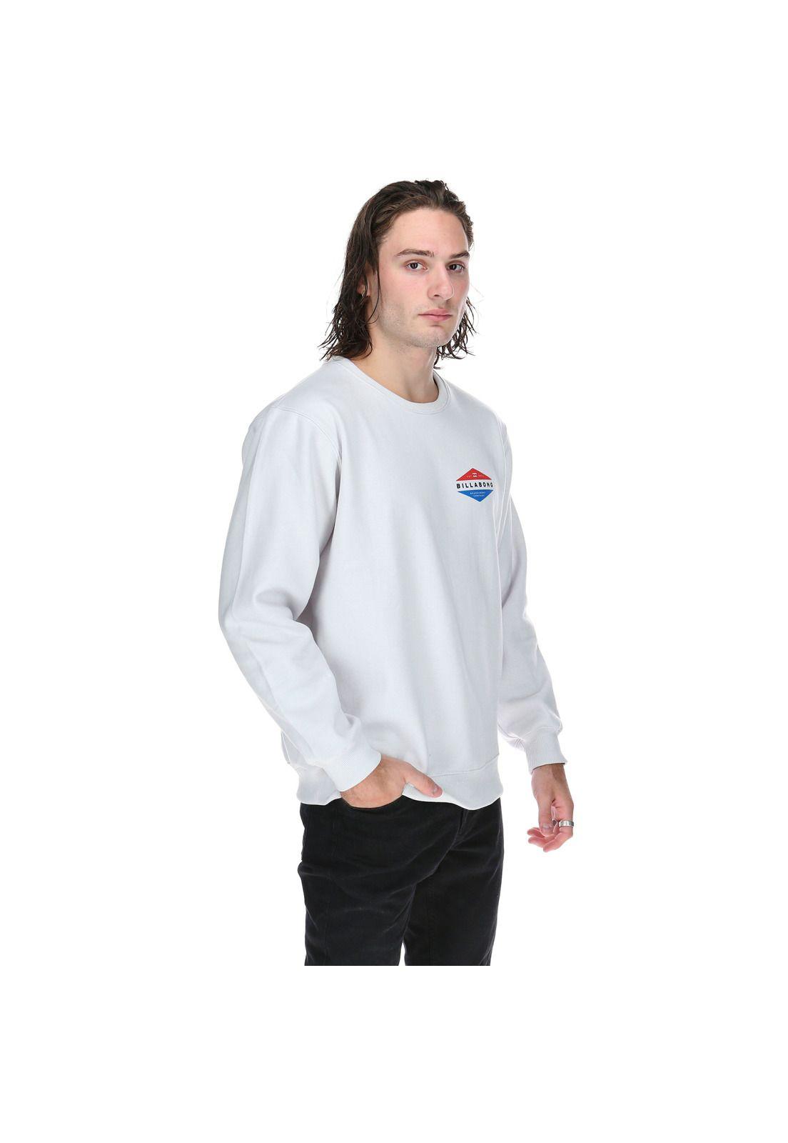 Polerón Unisex Level Crew Crema -3