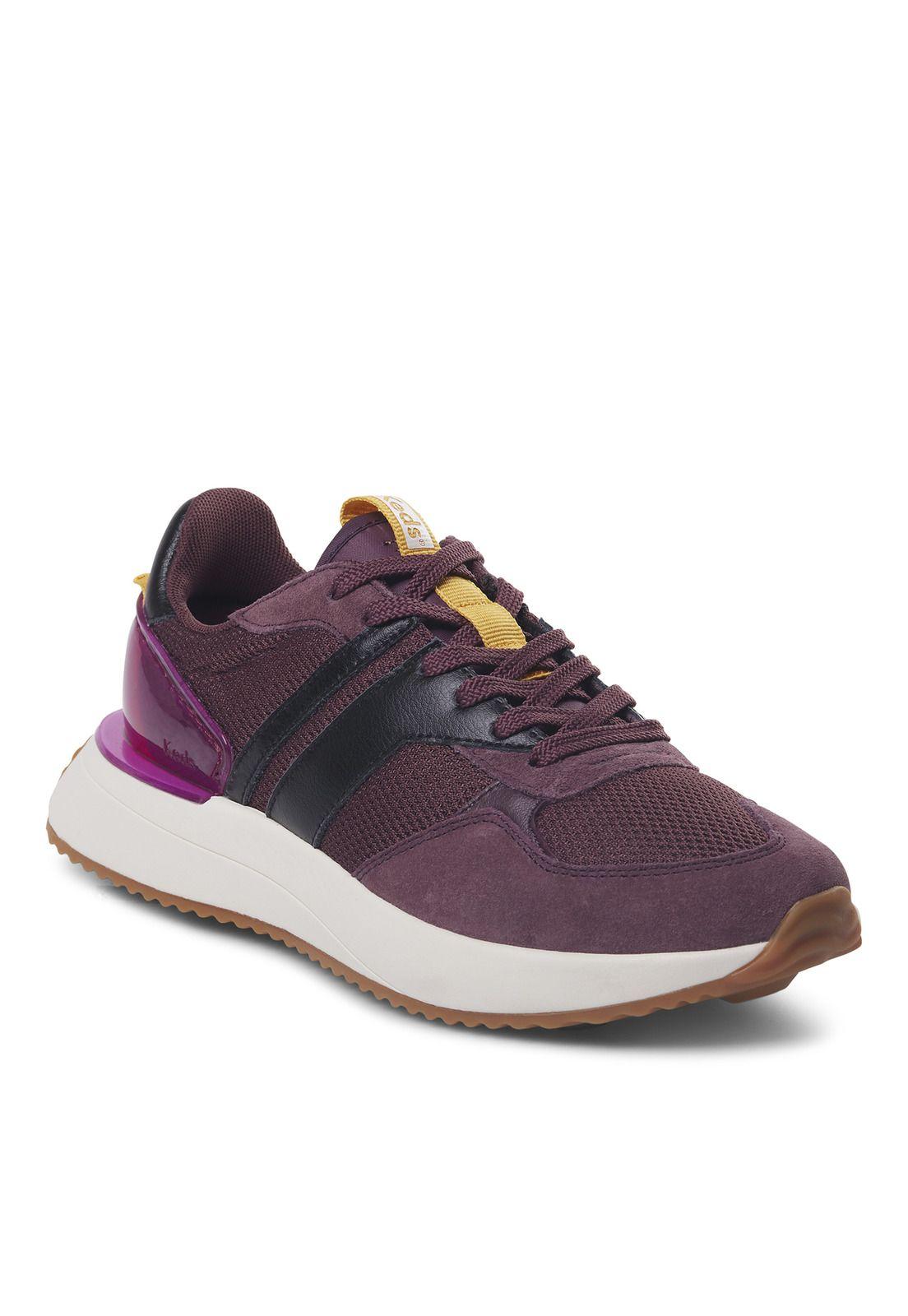 Zapatilla Mujer Tiasa Morado -1