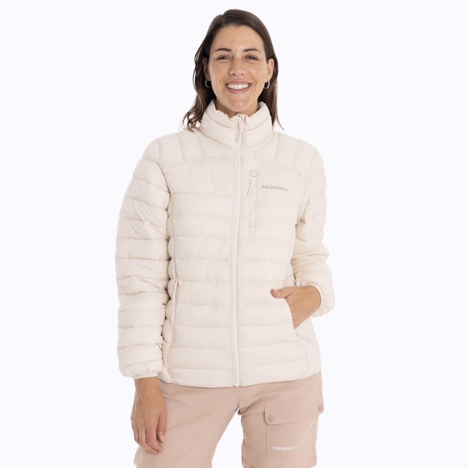 Parka Mujer Iditarod Crema Merrell-0