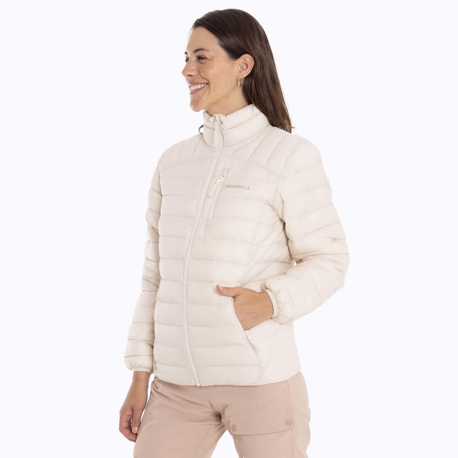 Parka Mujer Iditarod Crema Merrell-1