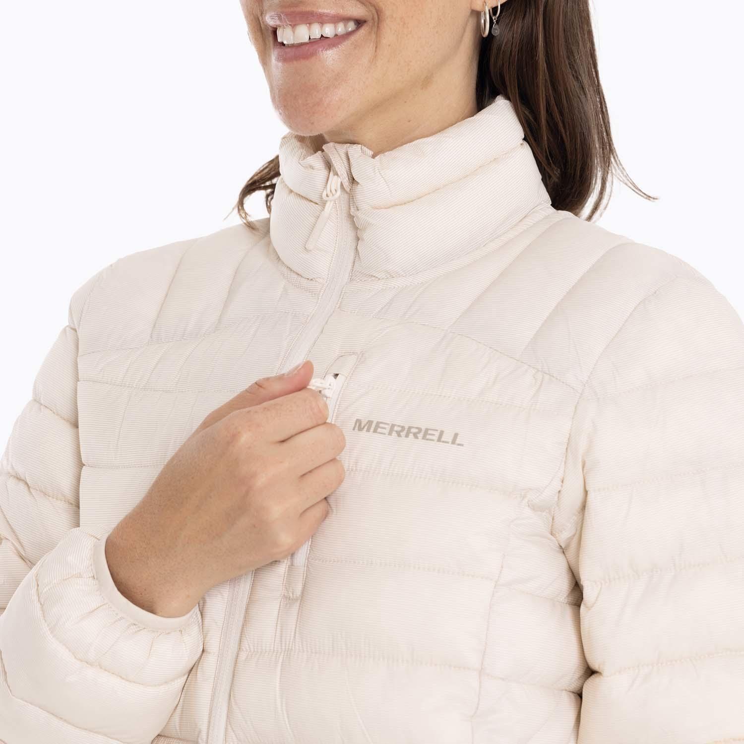 Parka Mujer Iditarod Crema Merrell-5