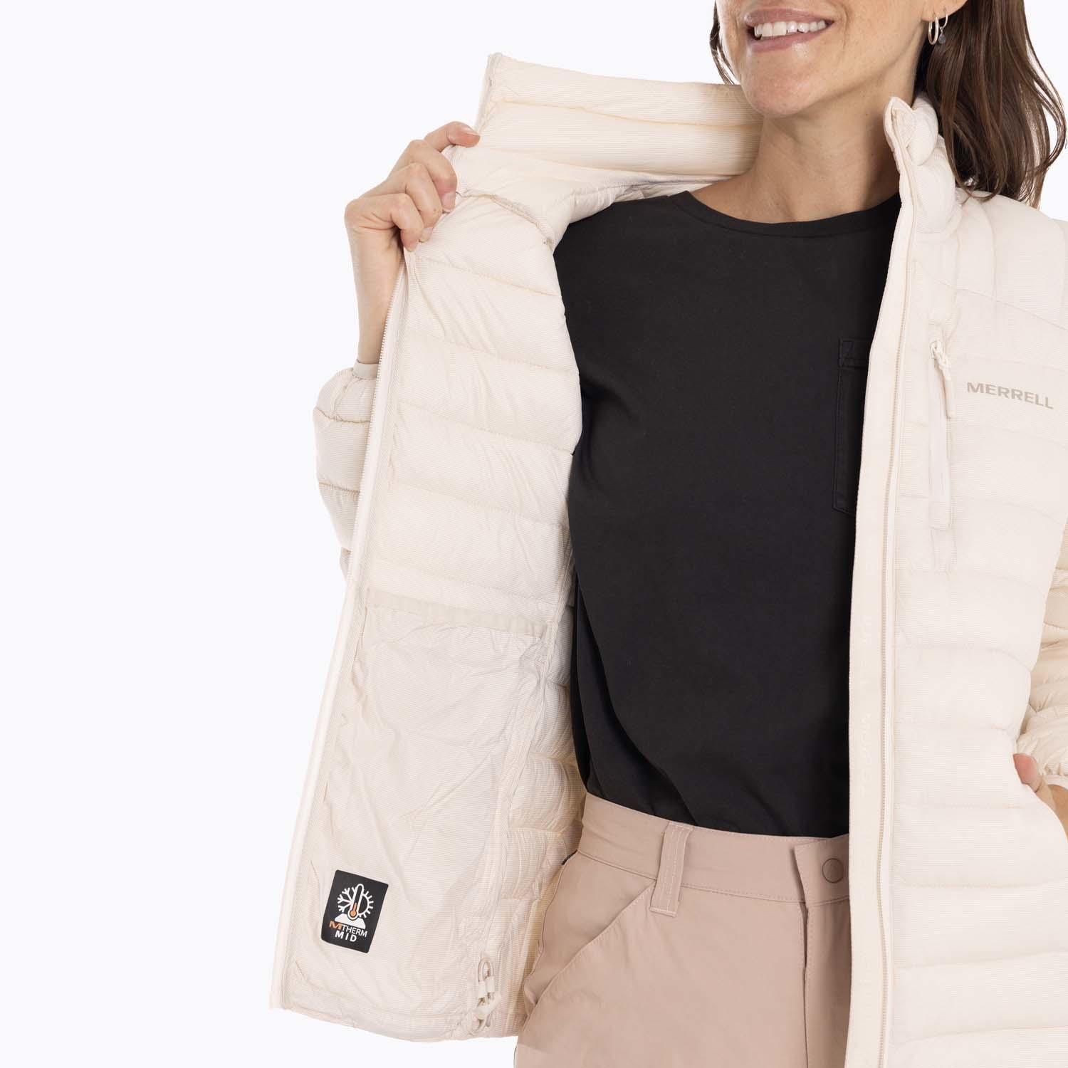Parka Mujer Iditarod Crema Merrell-8
