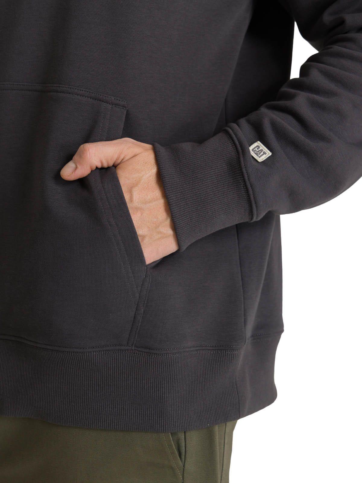 Polerón Con Gorro Hombre Relax French Terry Grafito-5