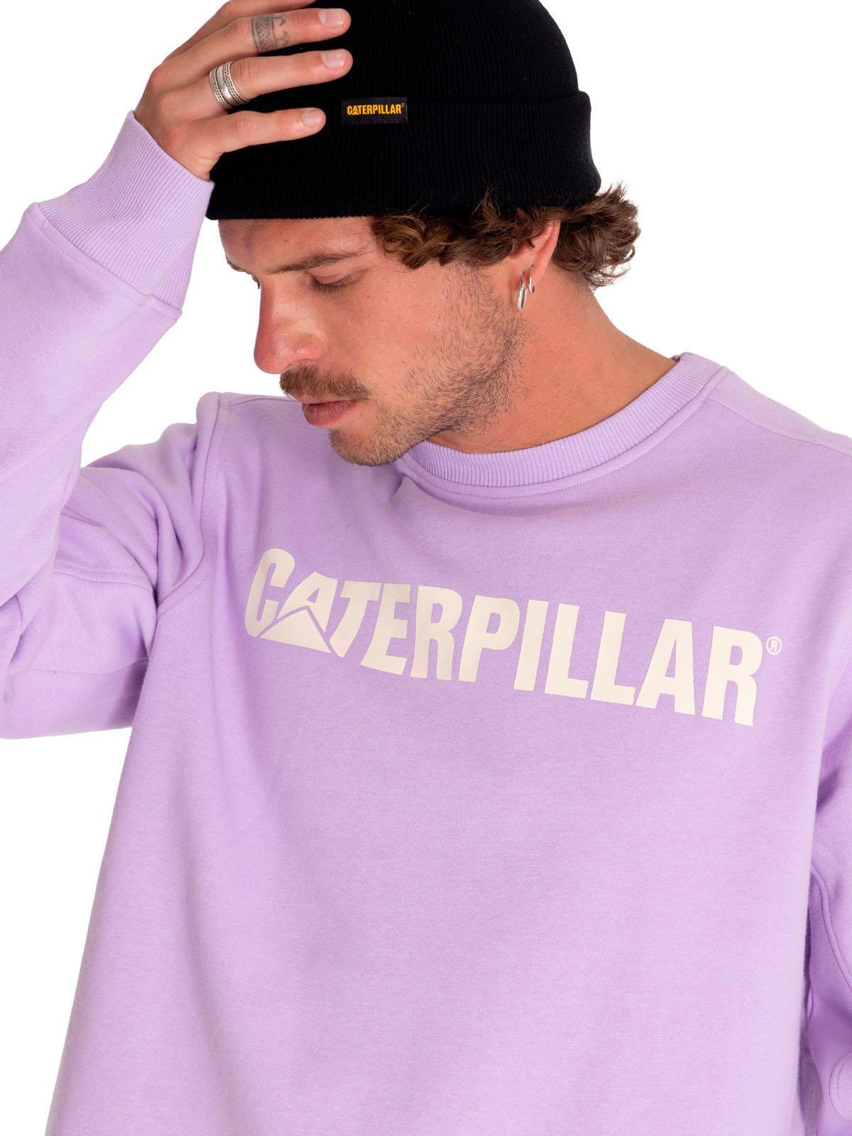Polerón Unisex Logo Crewneck Sweatshirt Lila-4
