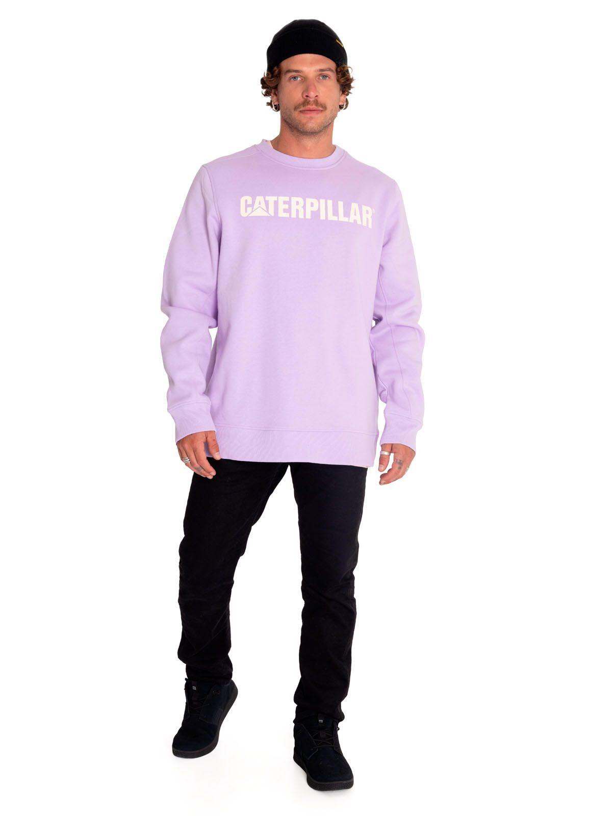 Polerón Unisex Logo Crewneck Sweatshirt Lila-5