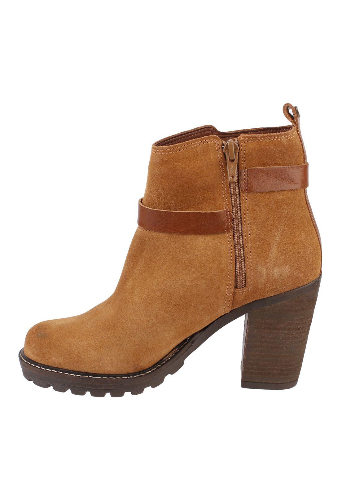 Botin Cuero Mujer Jeanne Café-2