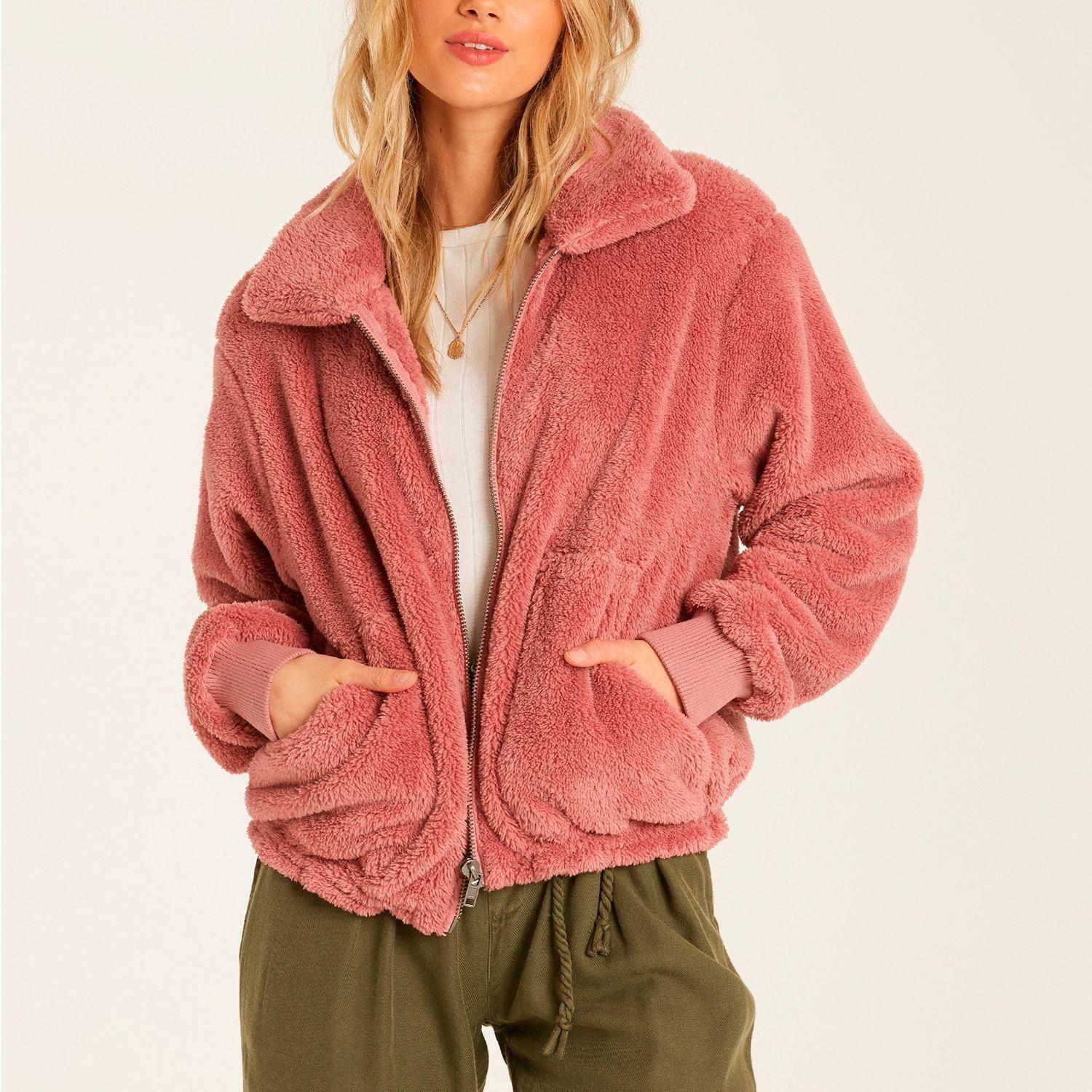 Polerón Mujer Always Cozy Granate-0