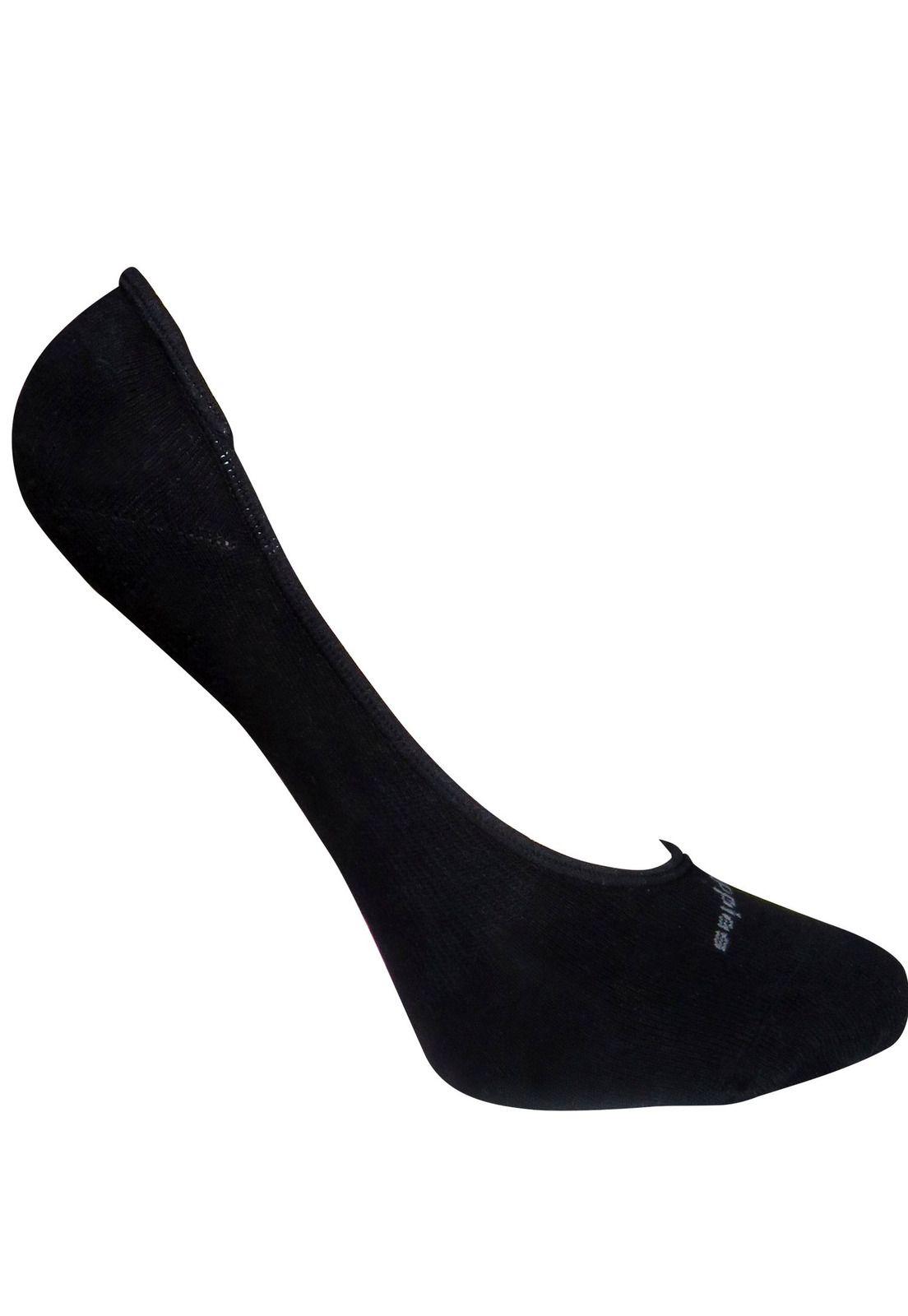 Calcetín Algodón W Inv B Liso-0