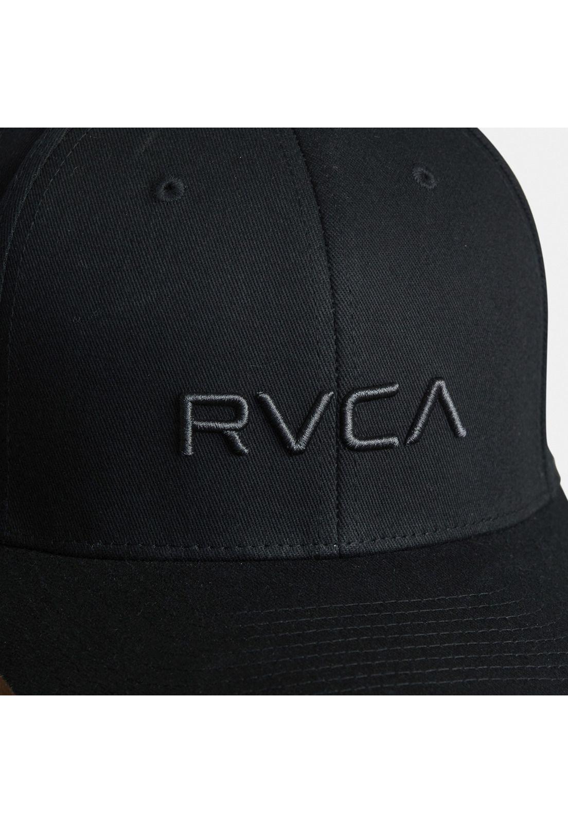 Jockey Hombre Rvca Flex Fit M Hats Negro-3