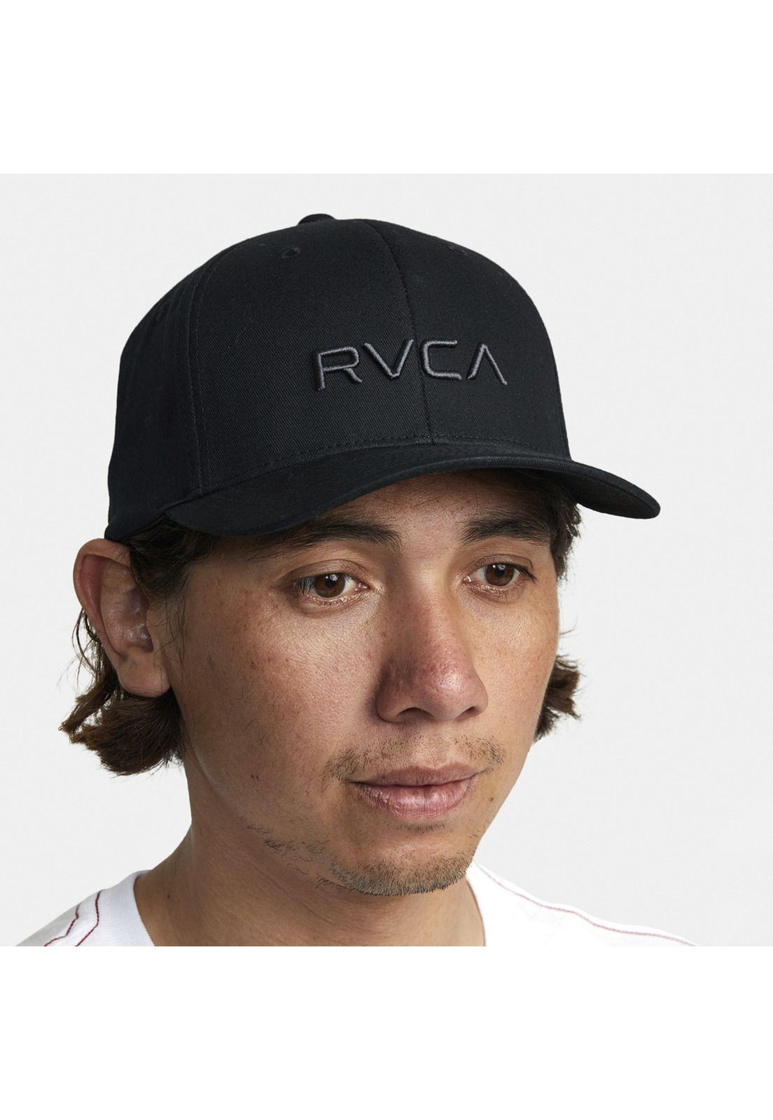Jockey Hombre Rvca Flex Fit M Hats Negro-4