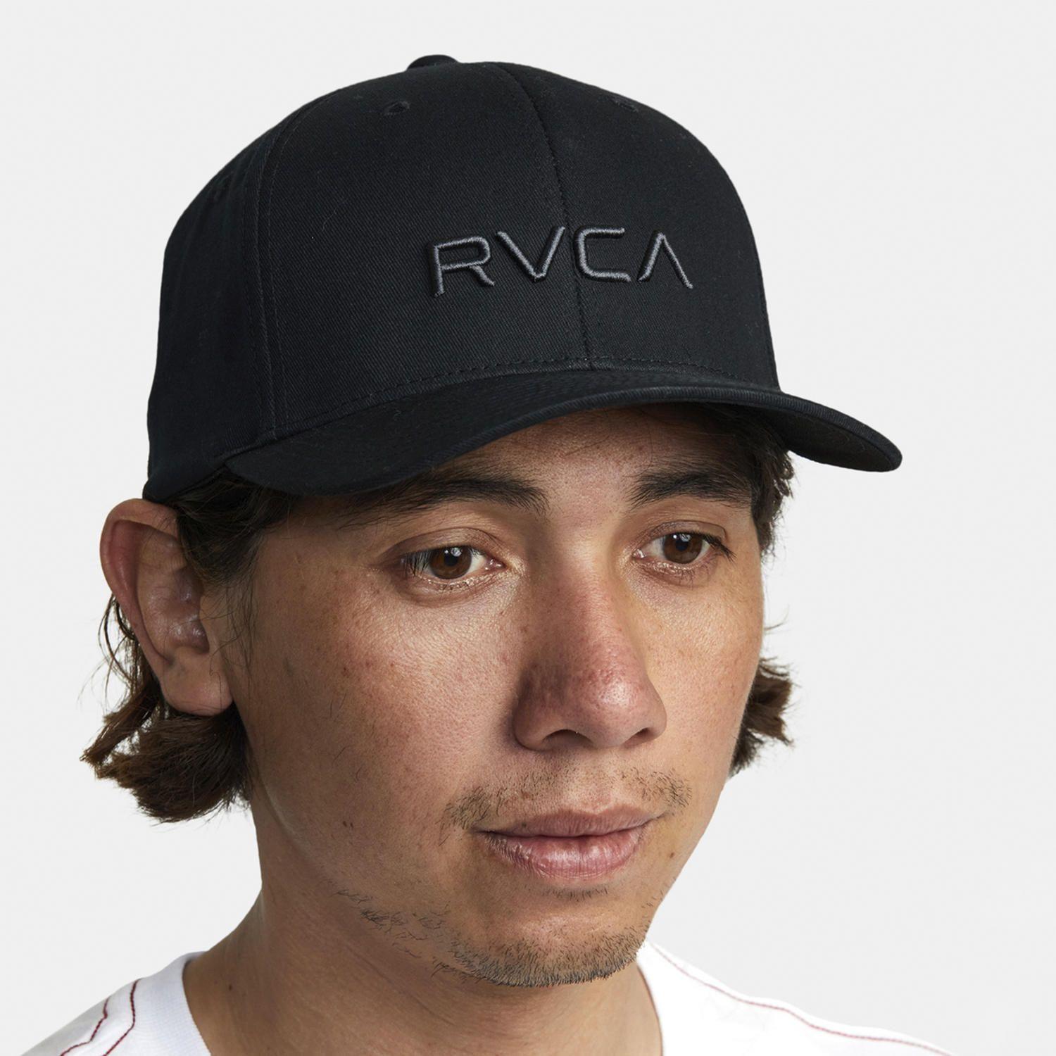 Jockey Hombre Rvca Flex Fit M Hats Negro-4