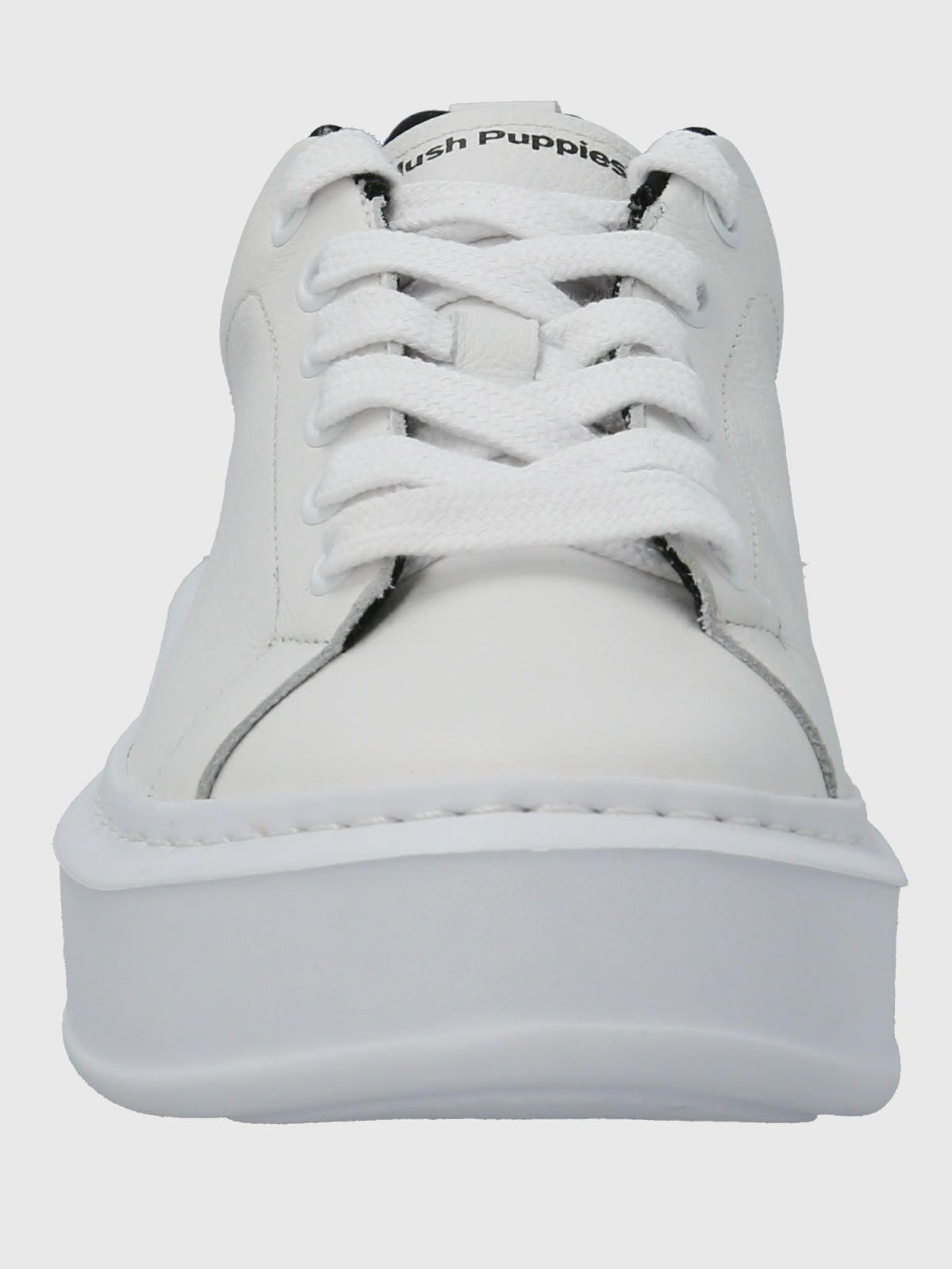 Zapatilla Cuero Mujer Badajoz Blanco-3