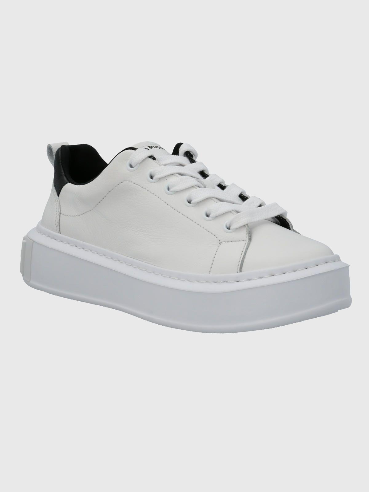 Zapatilla Cuero Mujer Badajoz Blanco-0
