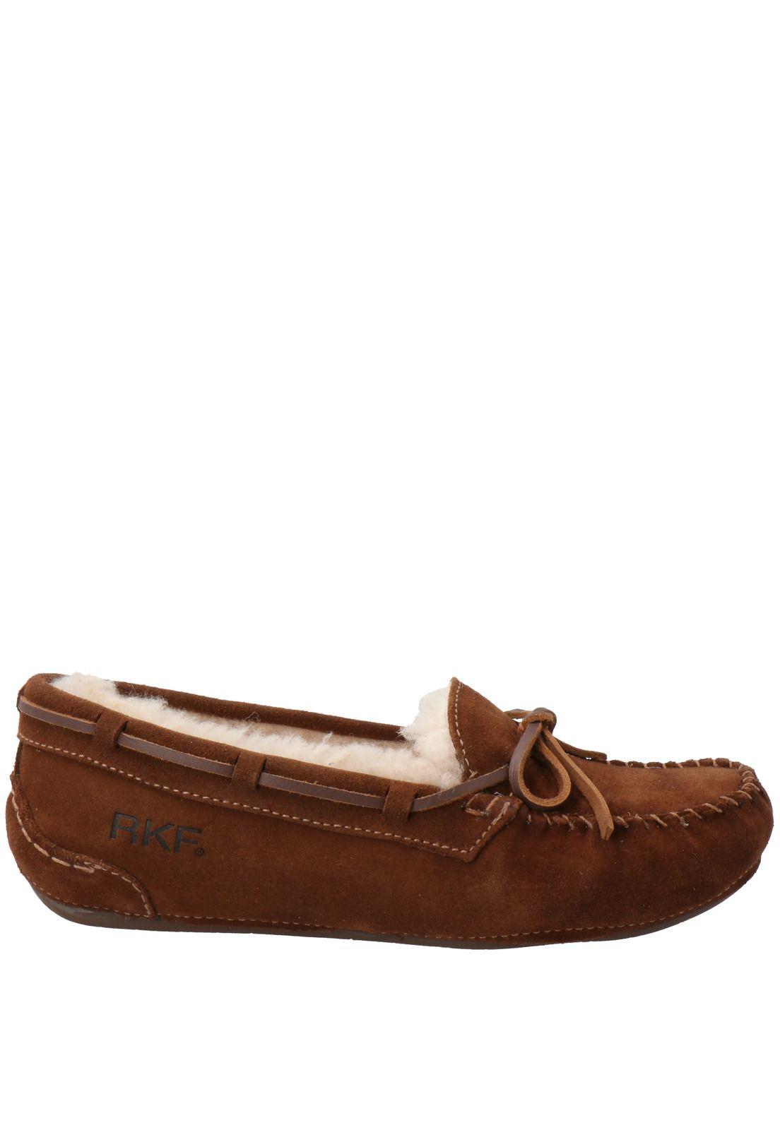 Slip On Mujer Mali Cuero Café-1